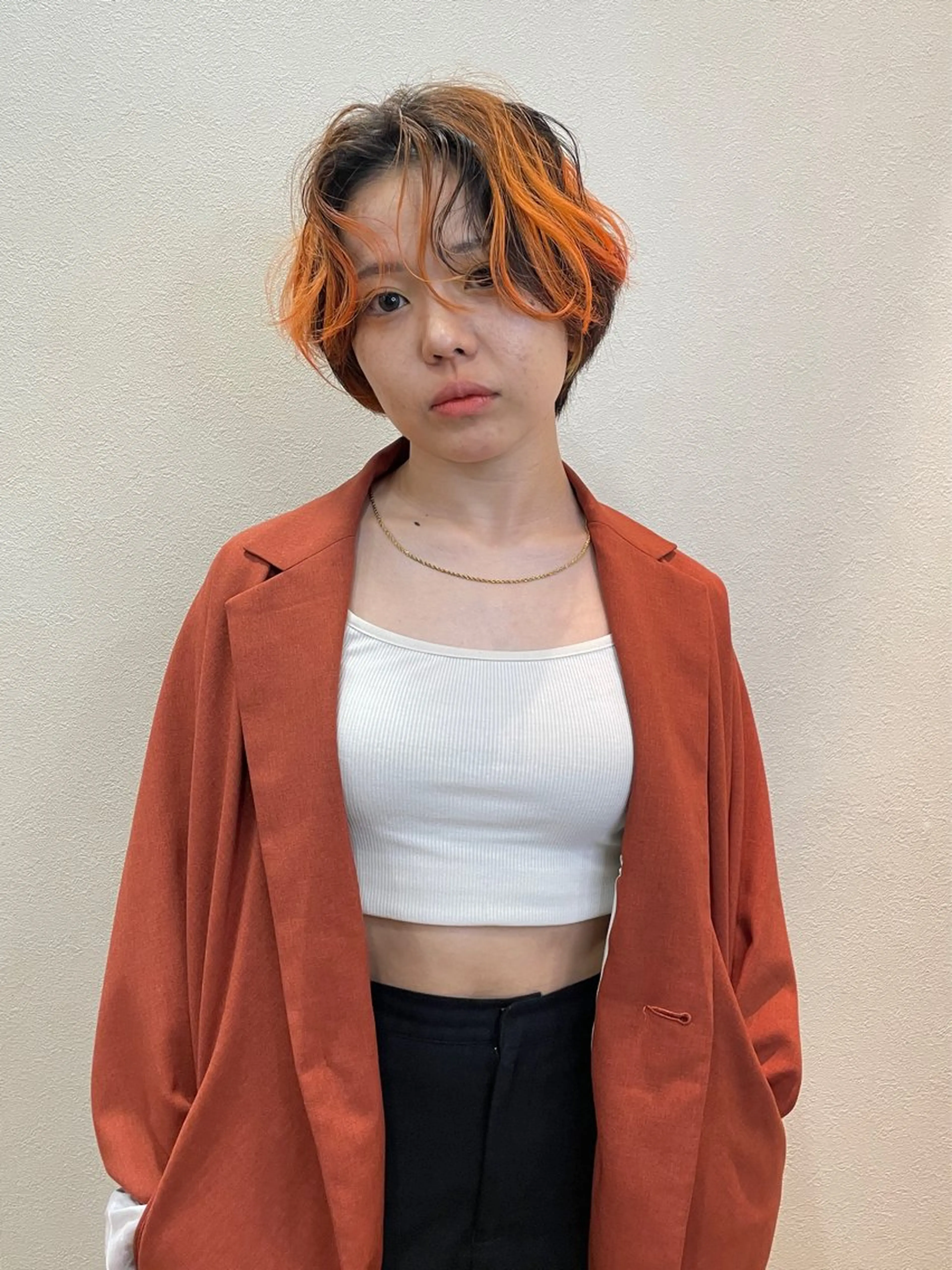 ショート カラー OPShair　ANELLO所属・ショート/ボブ/ メンズ/縮毛矯正のヘアスタイル