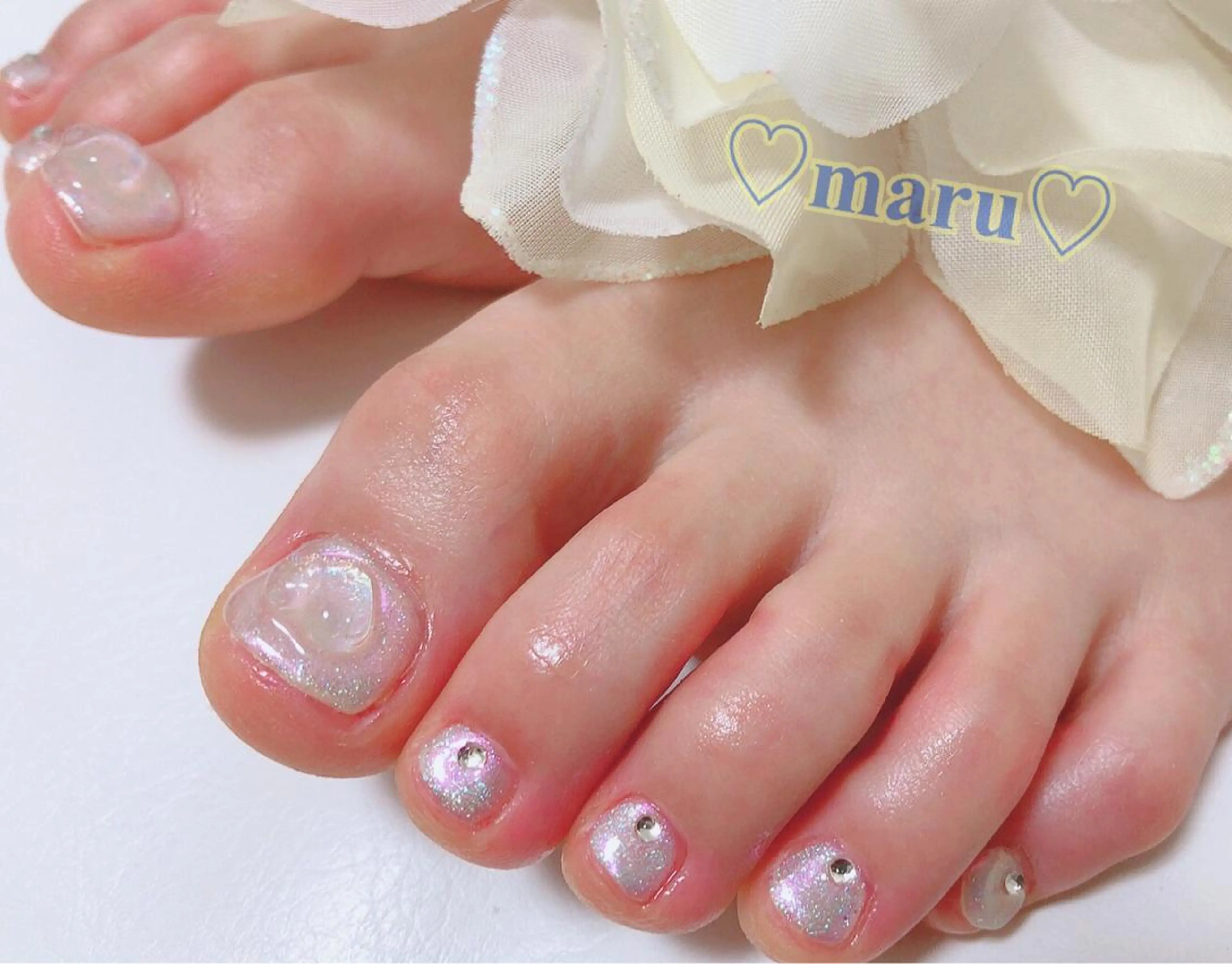 ネイル ハンドネイル フットネイル まるみ ♡のネイルデザイン