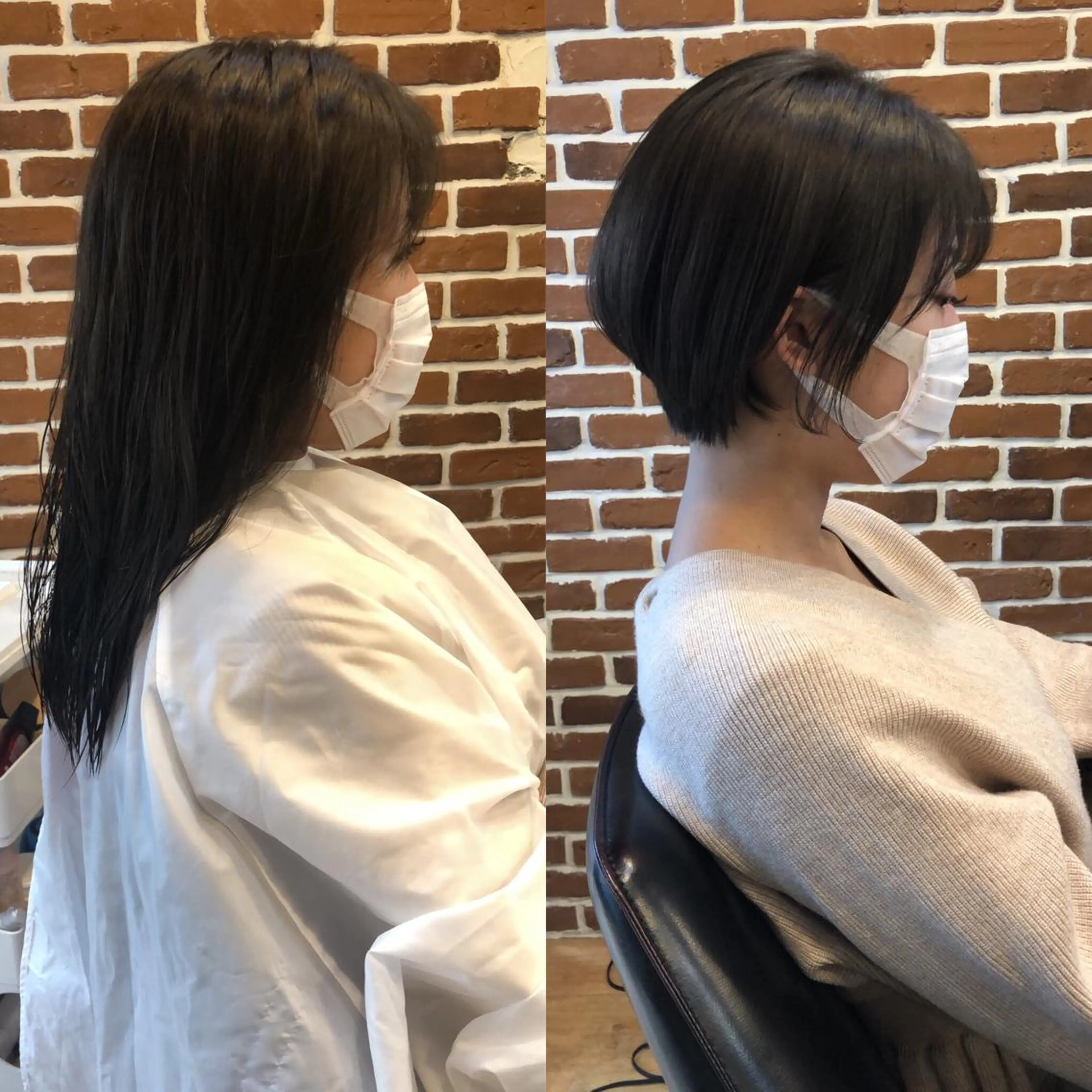 ショート 切りっぱなしボブ ボブ 外国人風カラー ハイライト レイヤーカット また会いたくなる 美容師【KENTA】のヘアスタイル