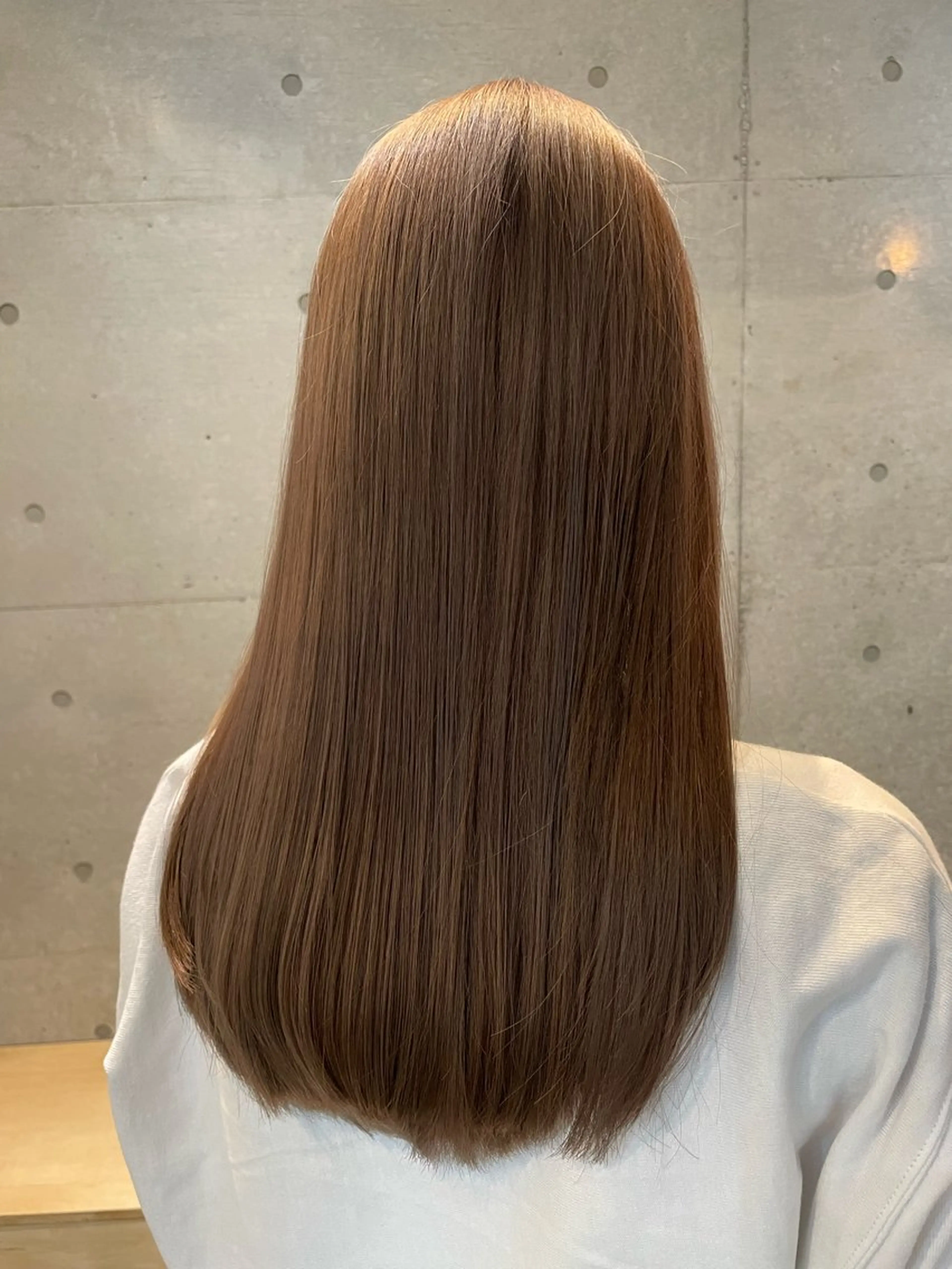 ロング カラー ブリーチ ハイトーンカラー レイヤーカット/ パーマ/齋藤大貴のヘアスタイル