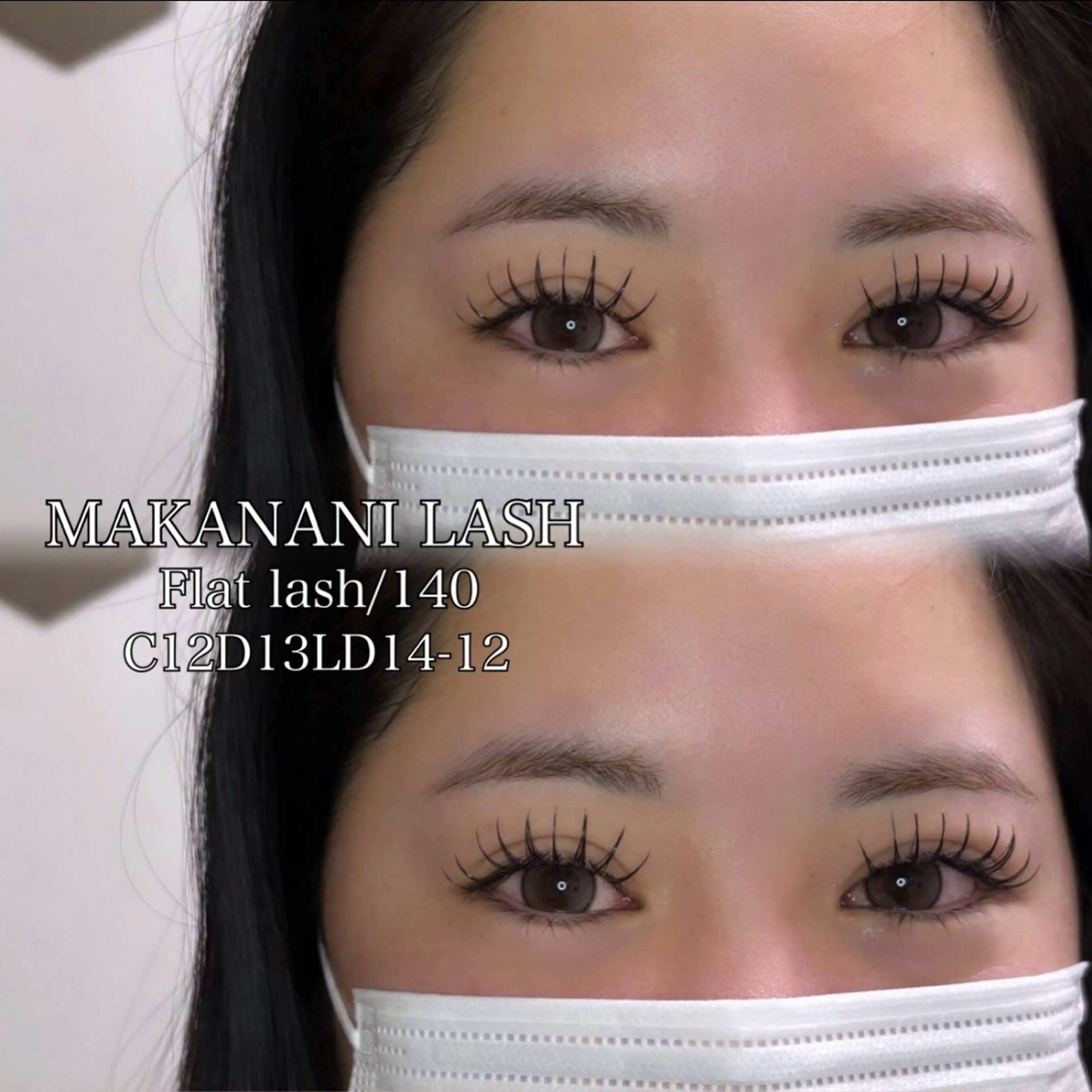 フラットラッシュ140本4300円‼️(オフ込みコーティング付き)の写真