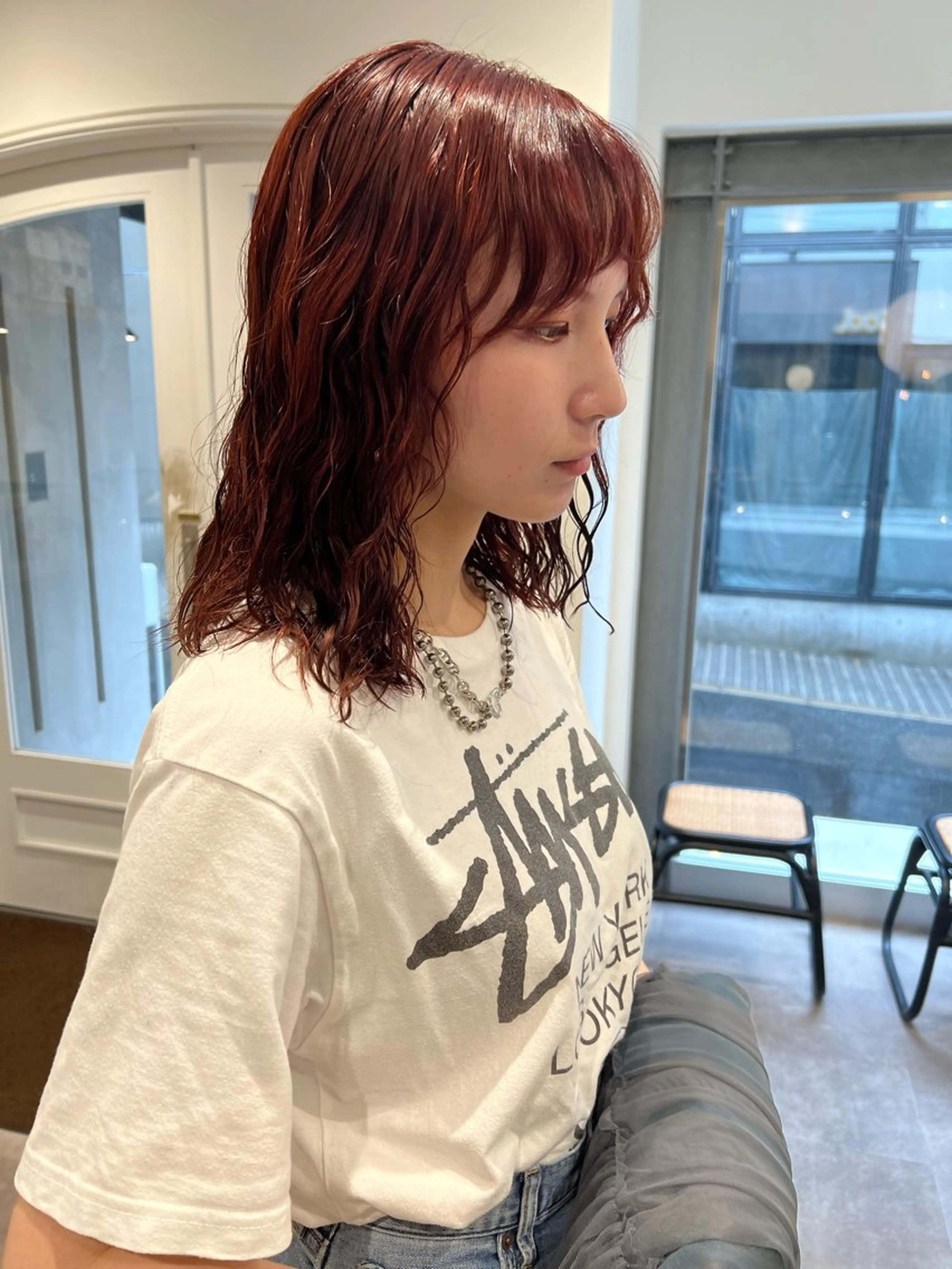 ミディアム ヘアカラー トリートメント 💎透明感カラー特化 💎TAISEIのヘアスタイル