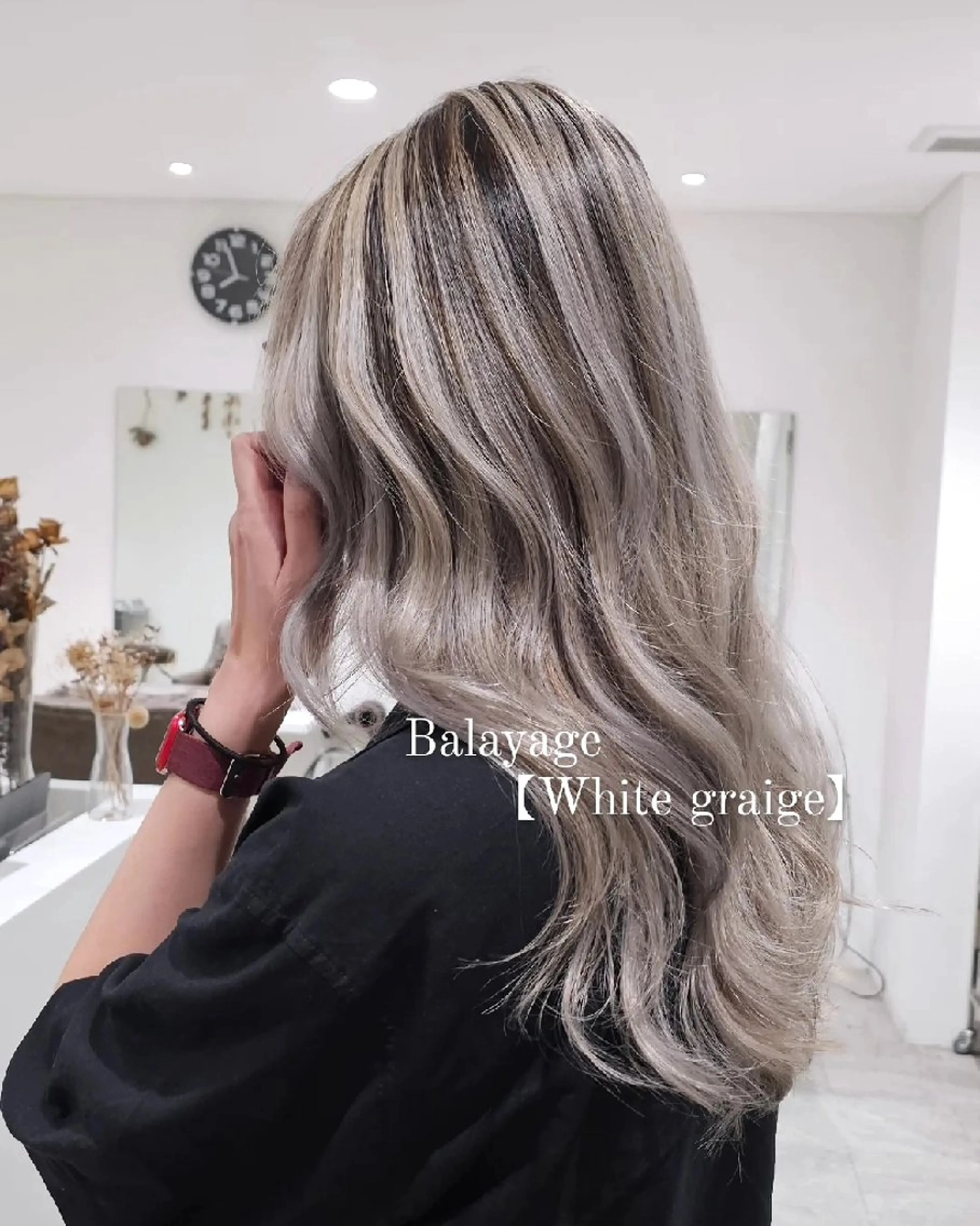 【なんと!？人気１位に返り咲き😍🌸🌸✨】#バレイヤージュ+カット🤍🤍🤍💛+2stepトリートメントの写真