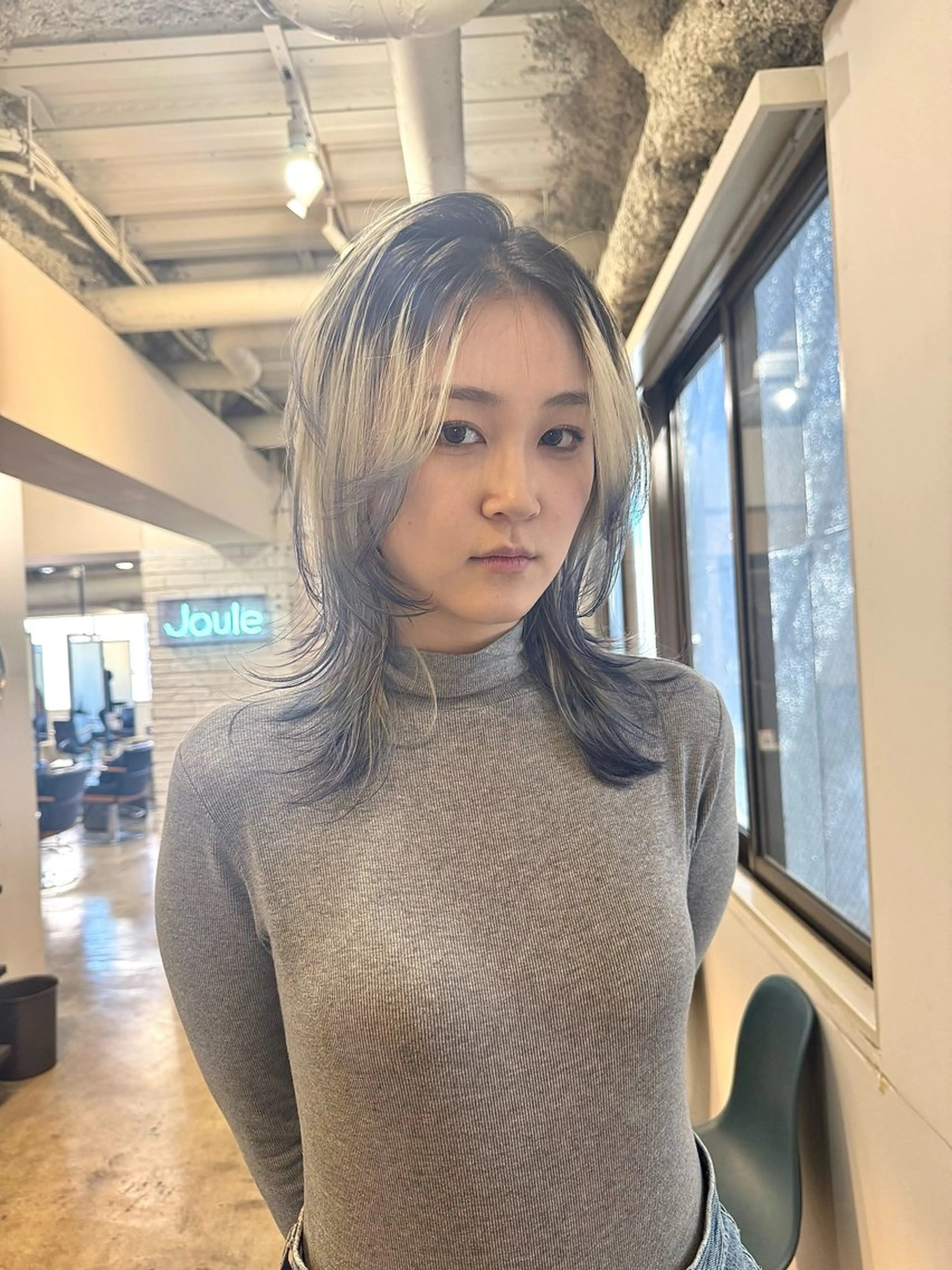 ミディアム カラー ヘアアレンジ 🪽似合わせカラー RENA.🪽🩶のヘアスタイル