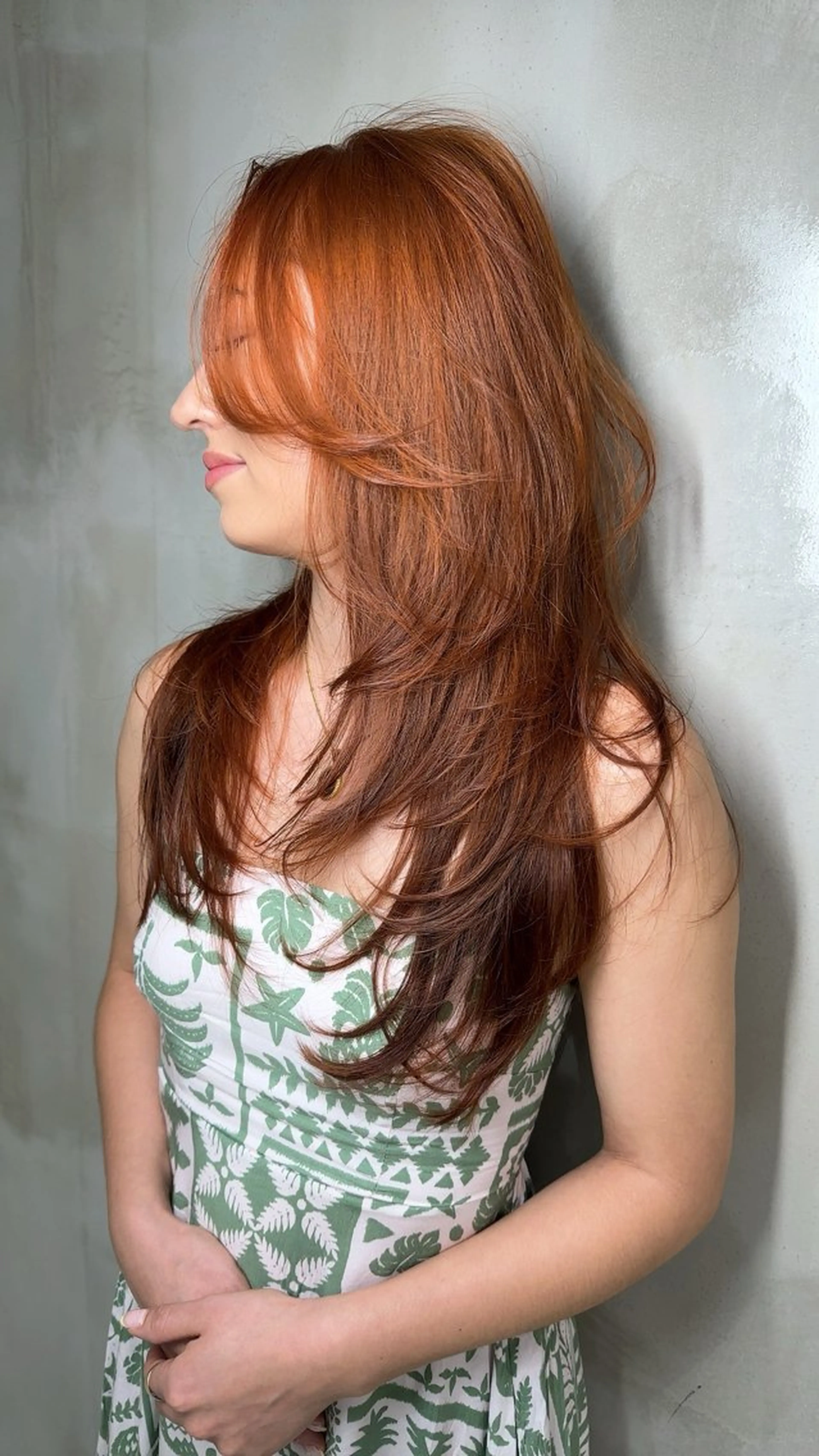 ロング カット ヘアカラー 中韓🇨🇳🇰🇷 🤍TAKAHIROのヘアスタイル