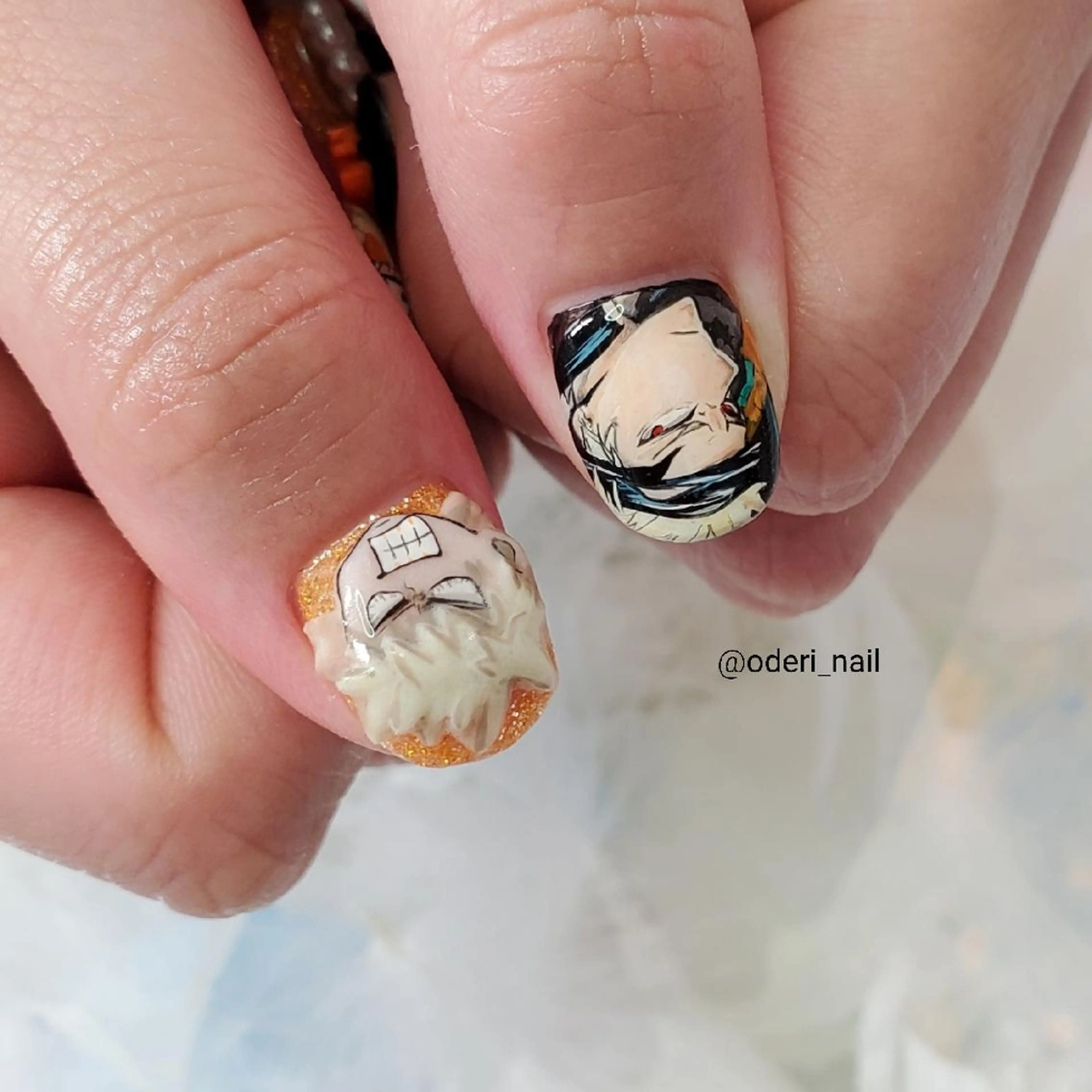 ネイル アートネイル ジェルネイル おで@ oderi_nailのネイルデザイン