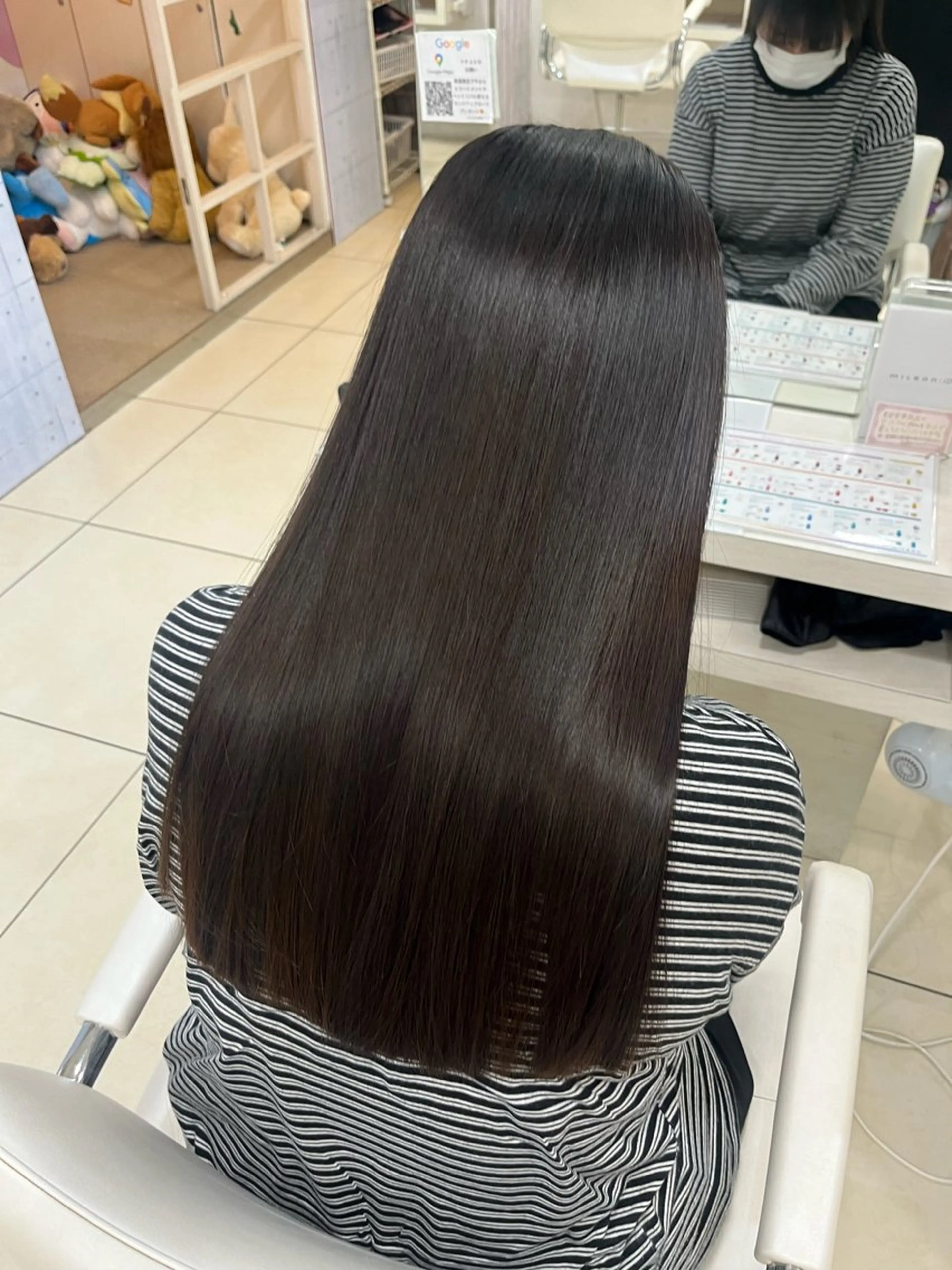 ロング カラー ヘアカラー トリートメント 🤎ベージュカラー/ 髪質改善/山岸🤎のヘアスタイル