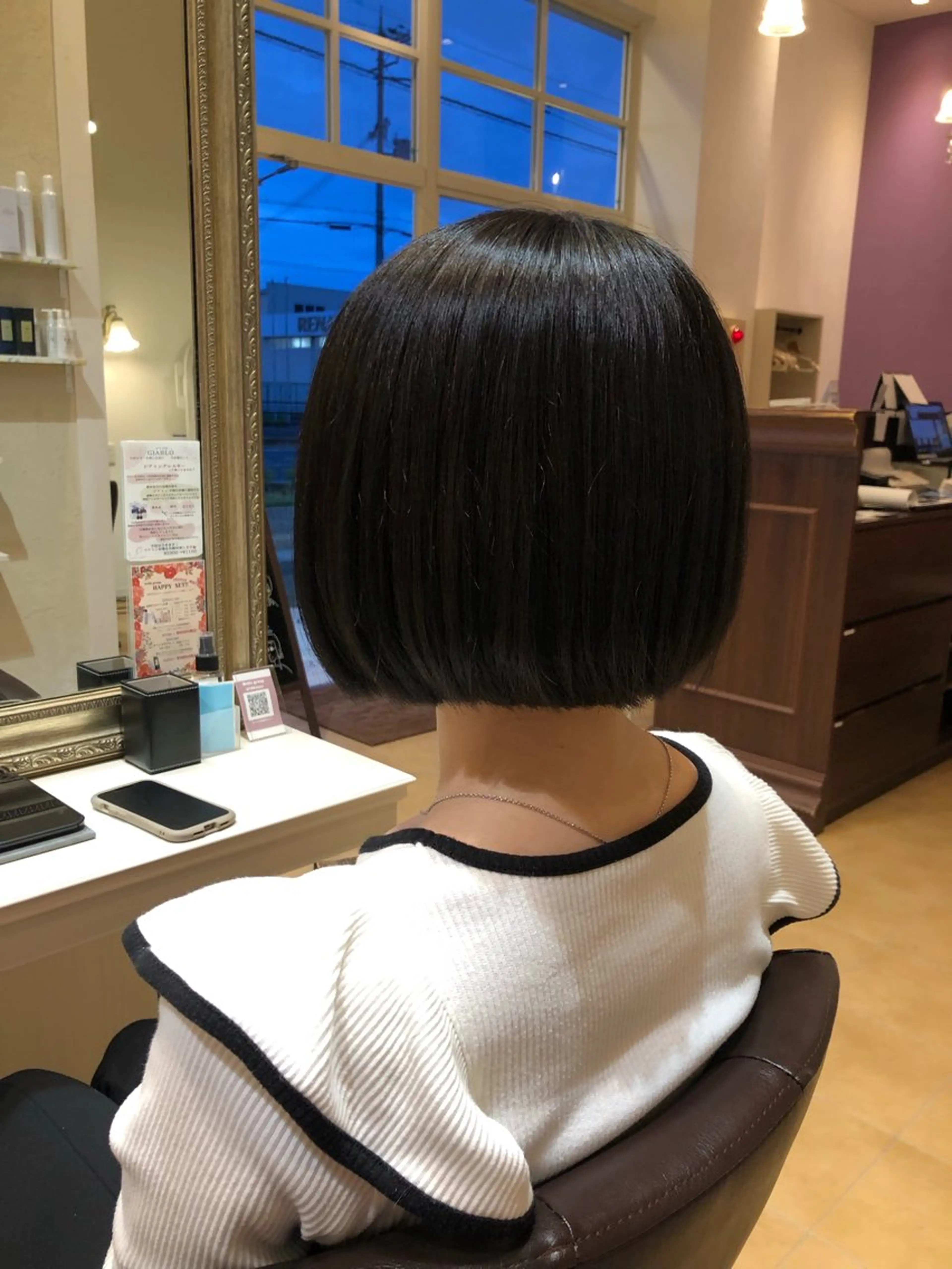 ショート カット ヘアカラー トリートメント 今中 紗英のヘアスタイル
