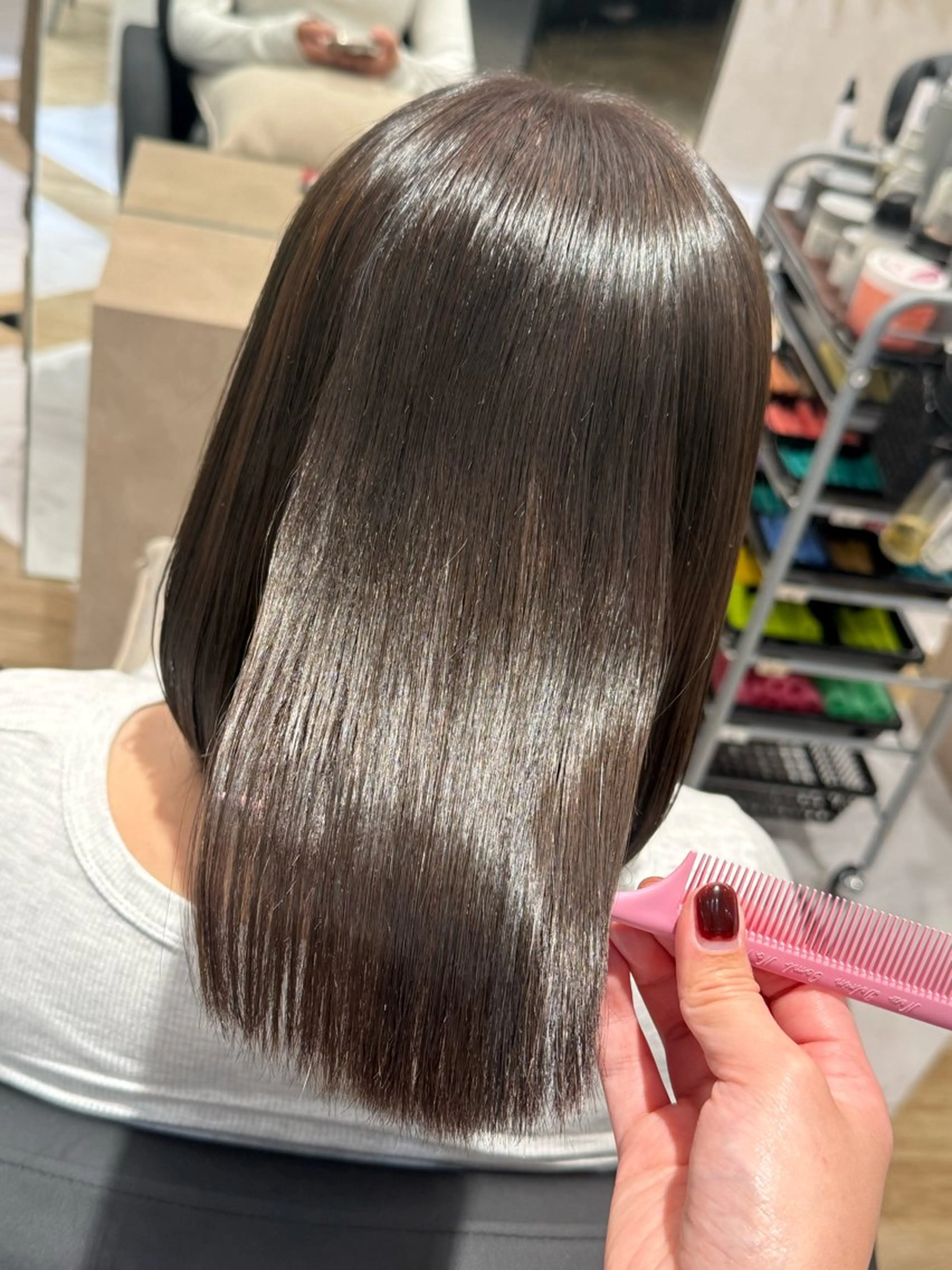 ミディアム 透明感カラー／ natsukiのヘアスタイル