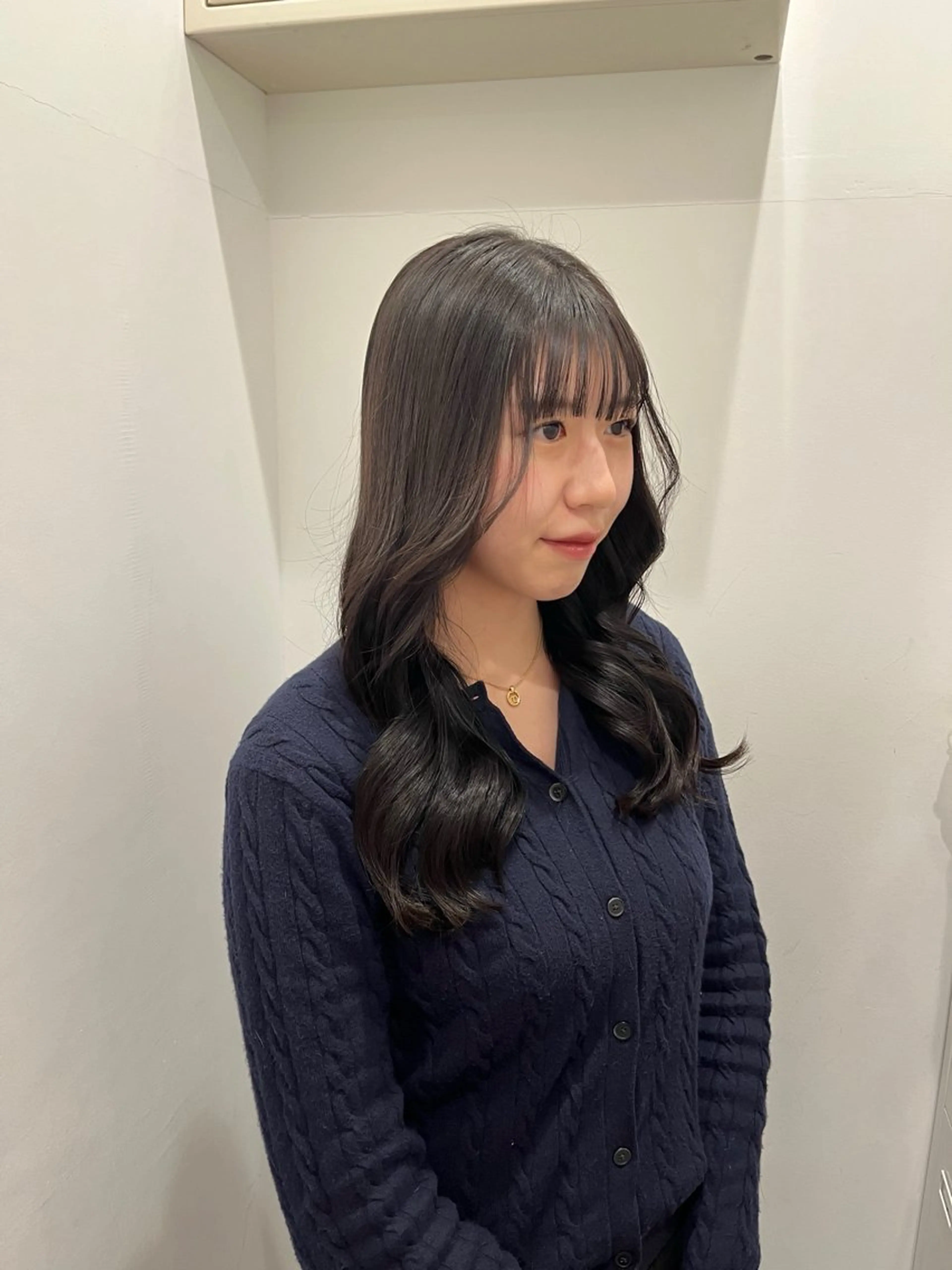 ロング カラー ブリーチ 透明感カラー グレージュ ブリーチなしカラー ヘアカラー sena⌇髪質改善⌇ ブリーチなしWカラーのヘアスタイル