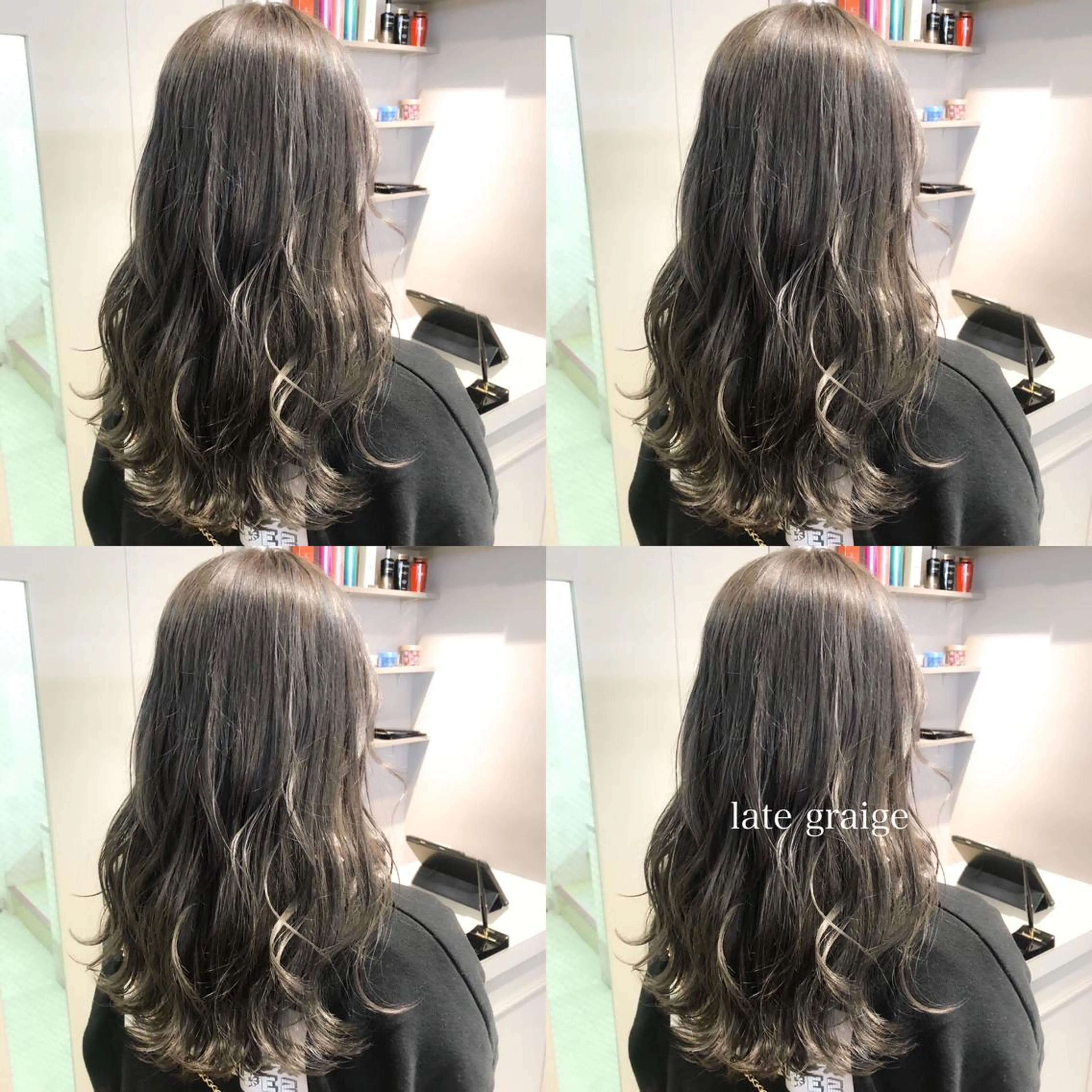 ロング カラー ヘアカラー ヘッドスパ 🌈ハイトーン×暗髪 🦄TAKUMI🦄のヘアスタイル