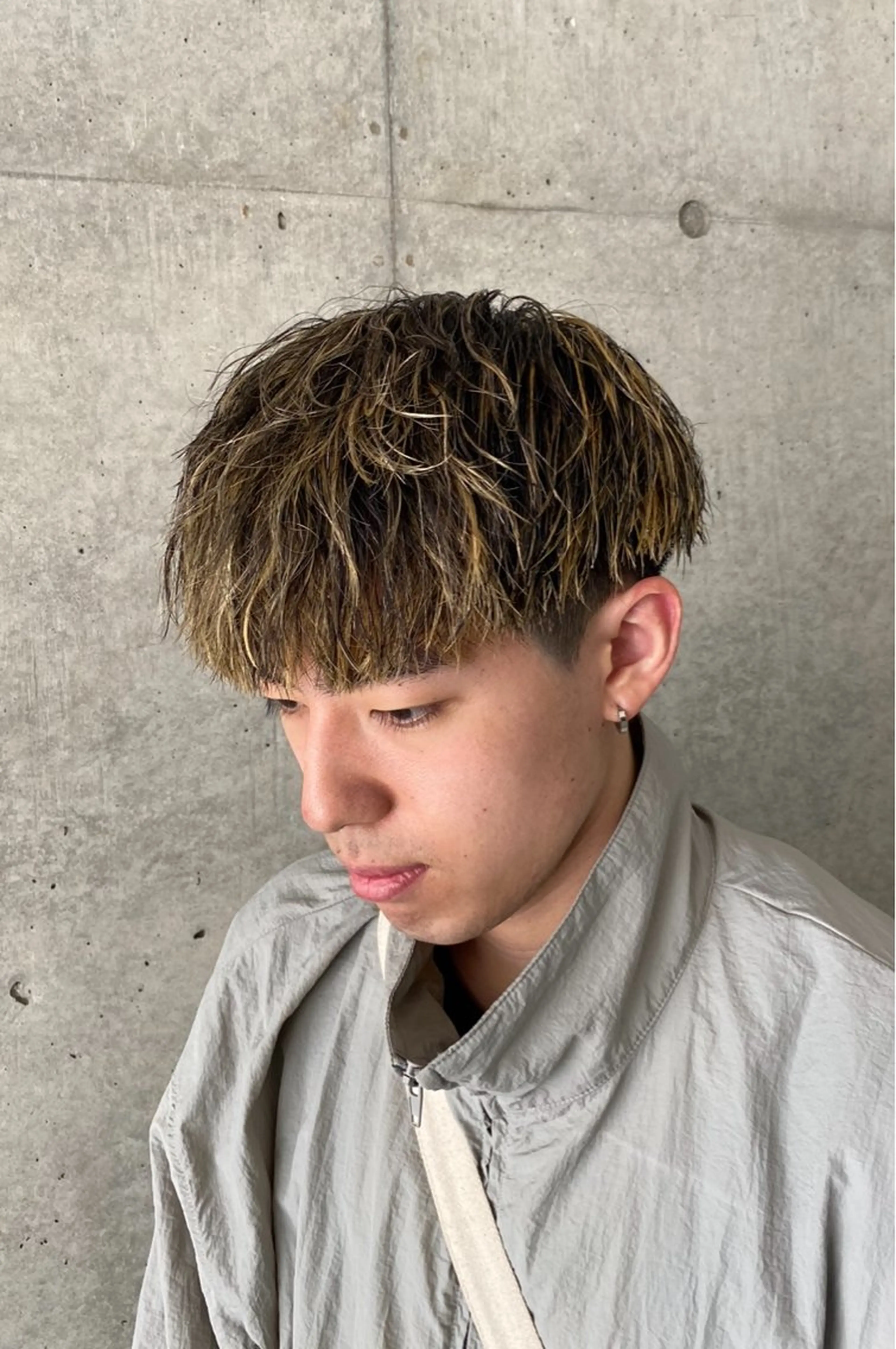 【メンズ限定】🌳ダブルカラー(ケアブリーチ)🌳💥ハイトーンでイメージチェンジ！💥🚕雰囲気をカッコよく！🚕の写真