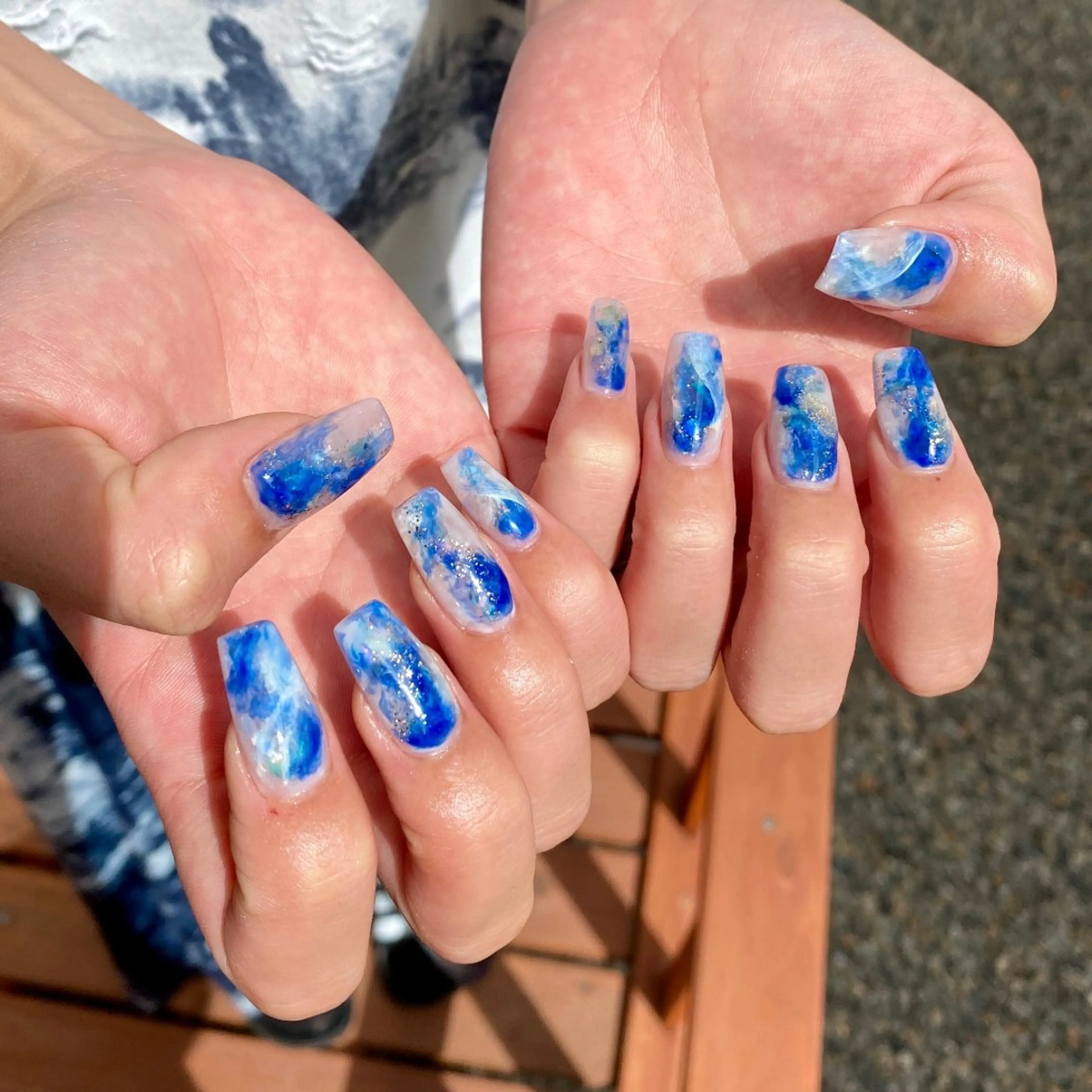 ネイル 長さ出し ハンドネイル Miley nailのネイルデザイン