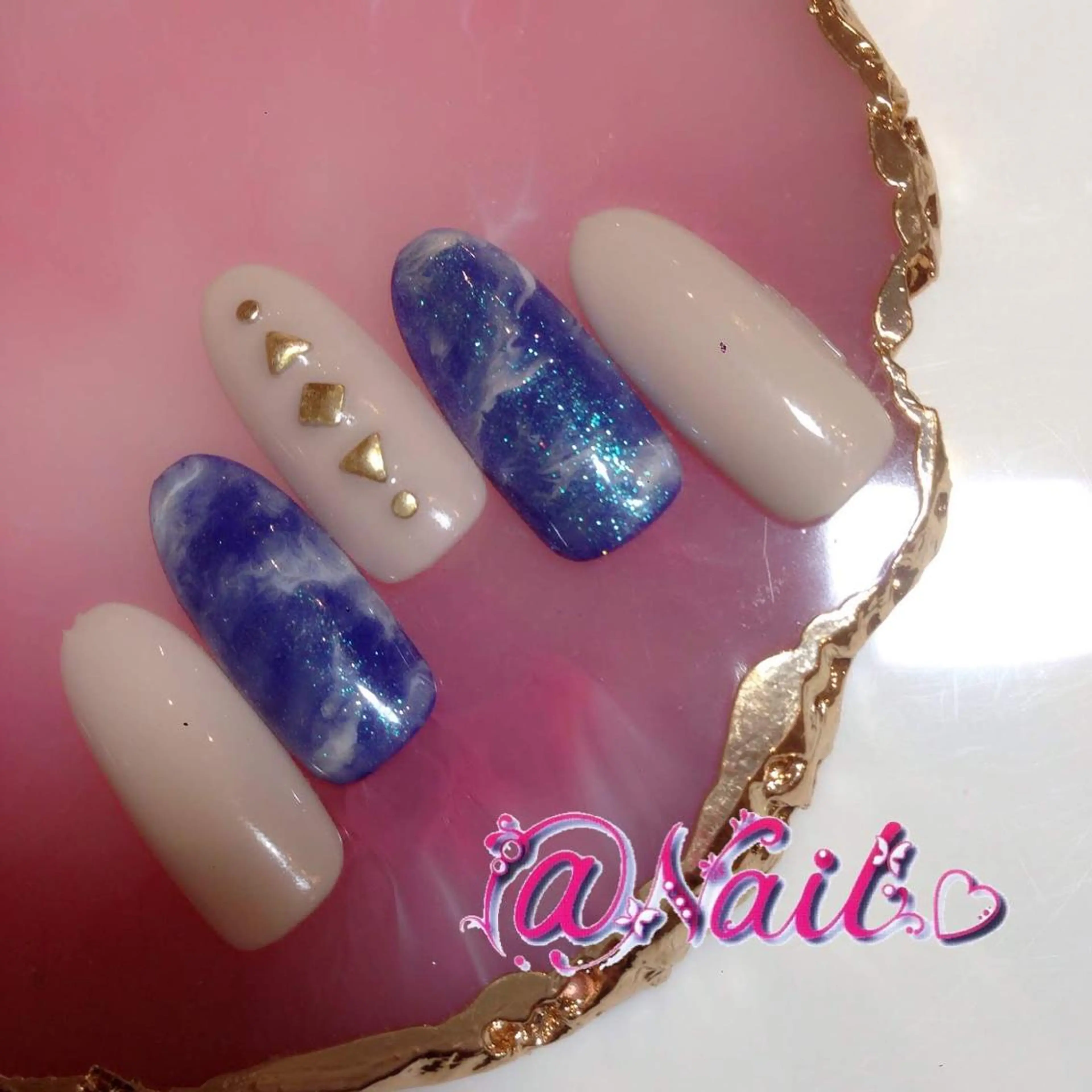 ネイル ネイルチップ 小尾 栞のネイルデザイン