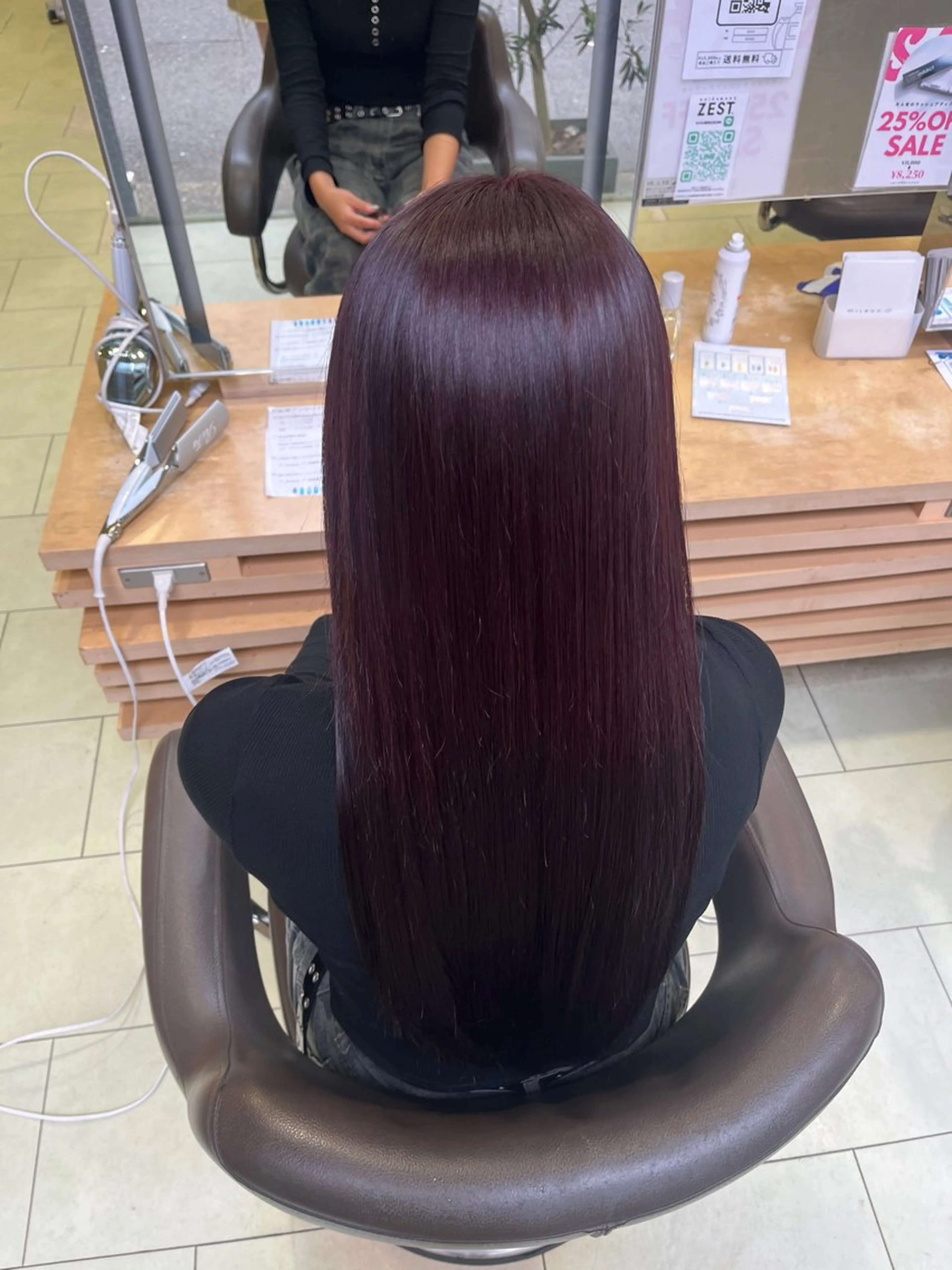 ロング カラー ヘアカラー waka❤️✨ レイヤーボブ/ネイルのヘアスタイル