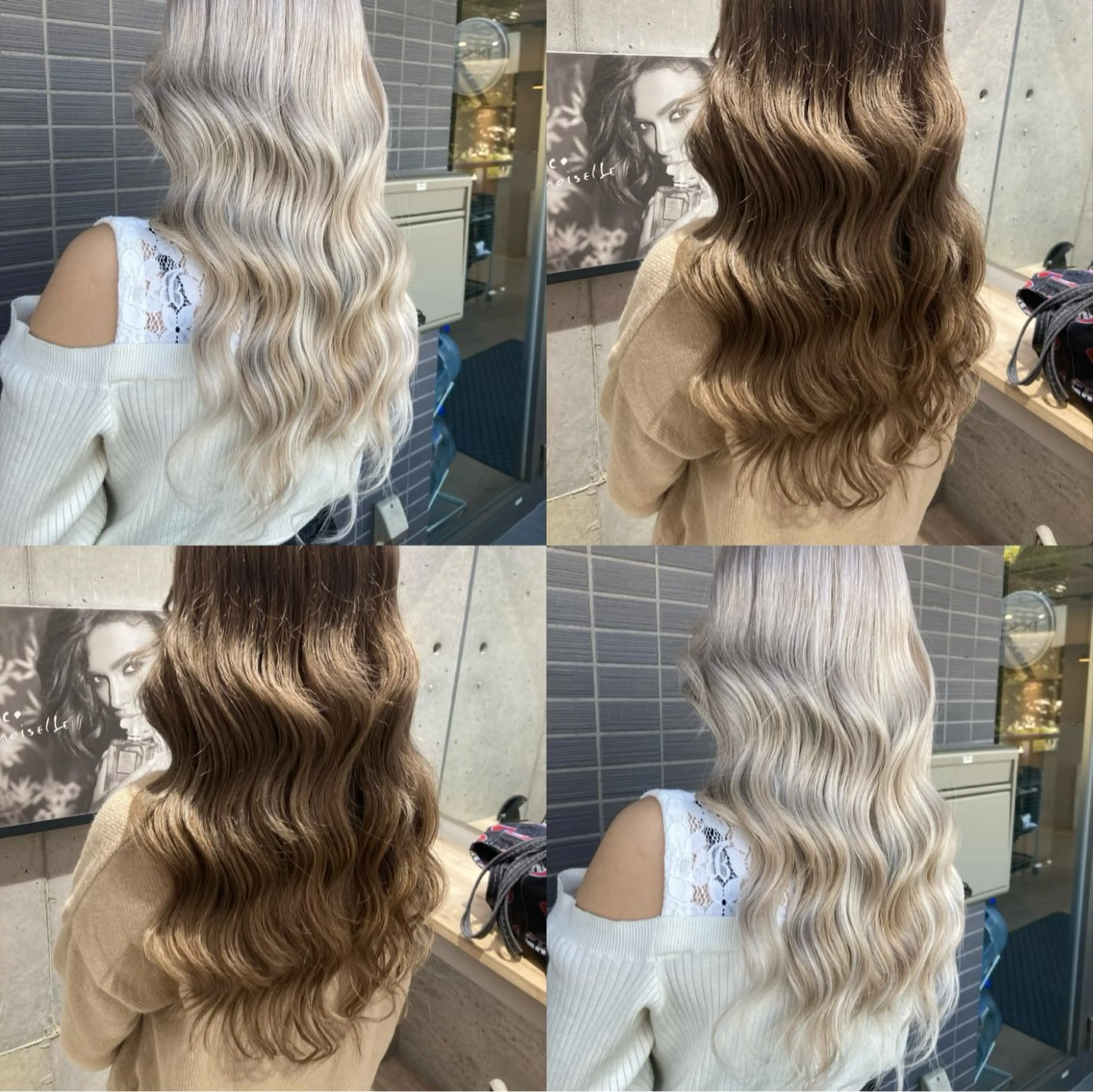 ロング カラー ヘアアレンジ 平原 ミレイのヘアスタイル