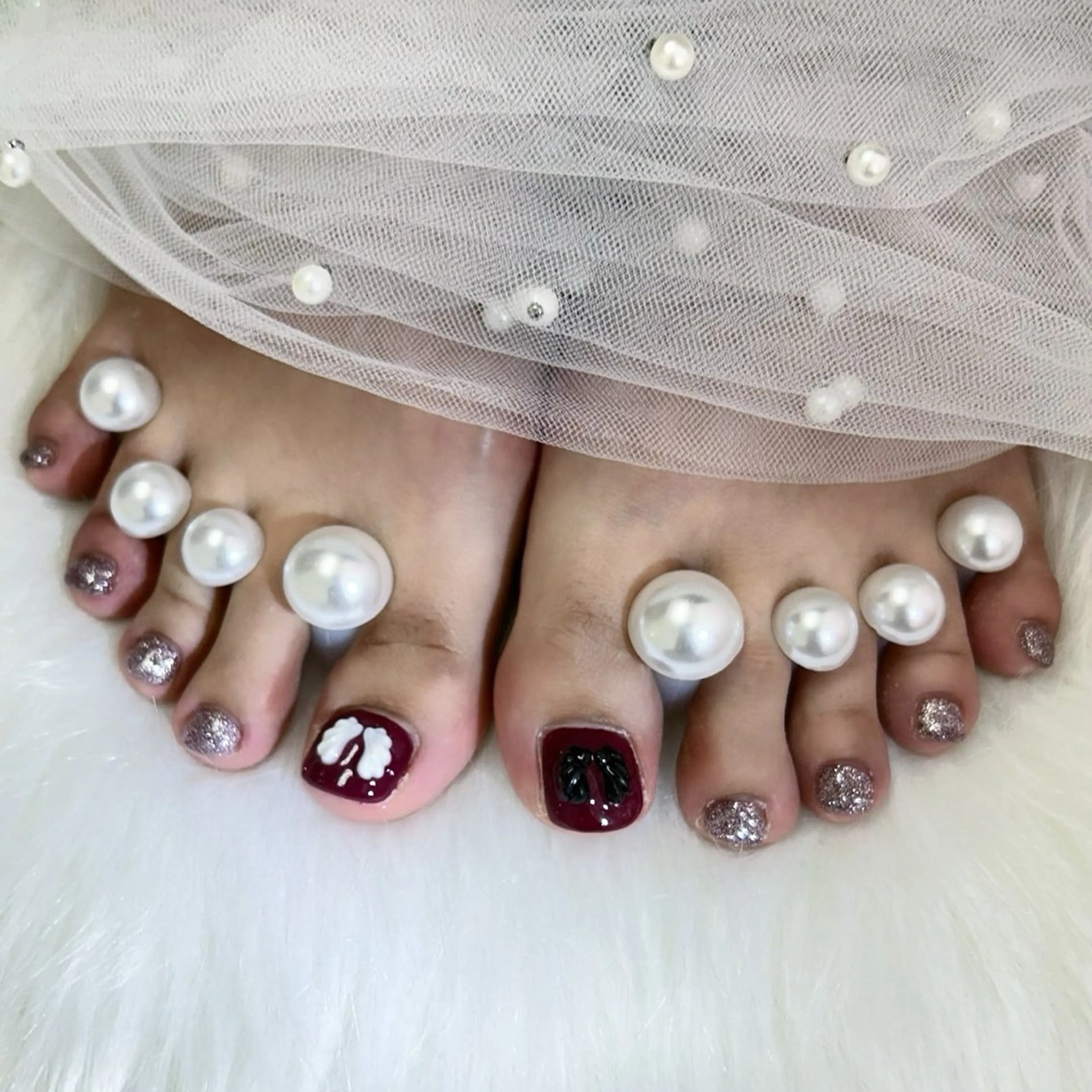 ネイル パーツ全部¥110 サロンミミのネイルデザイン