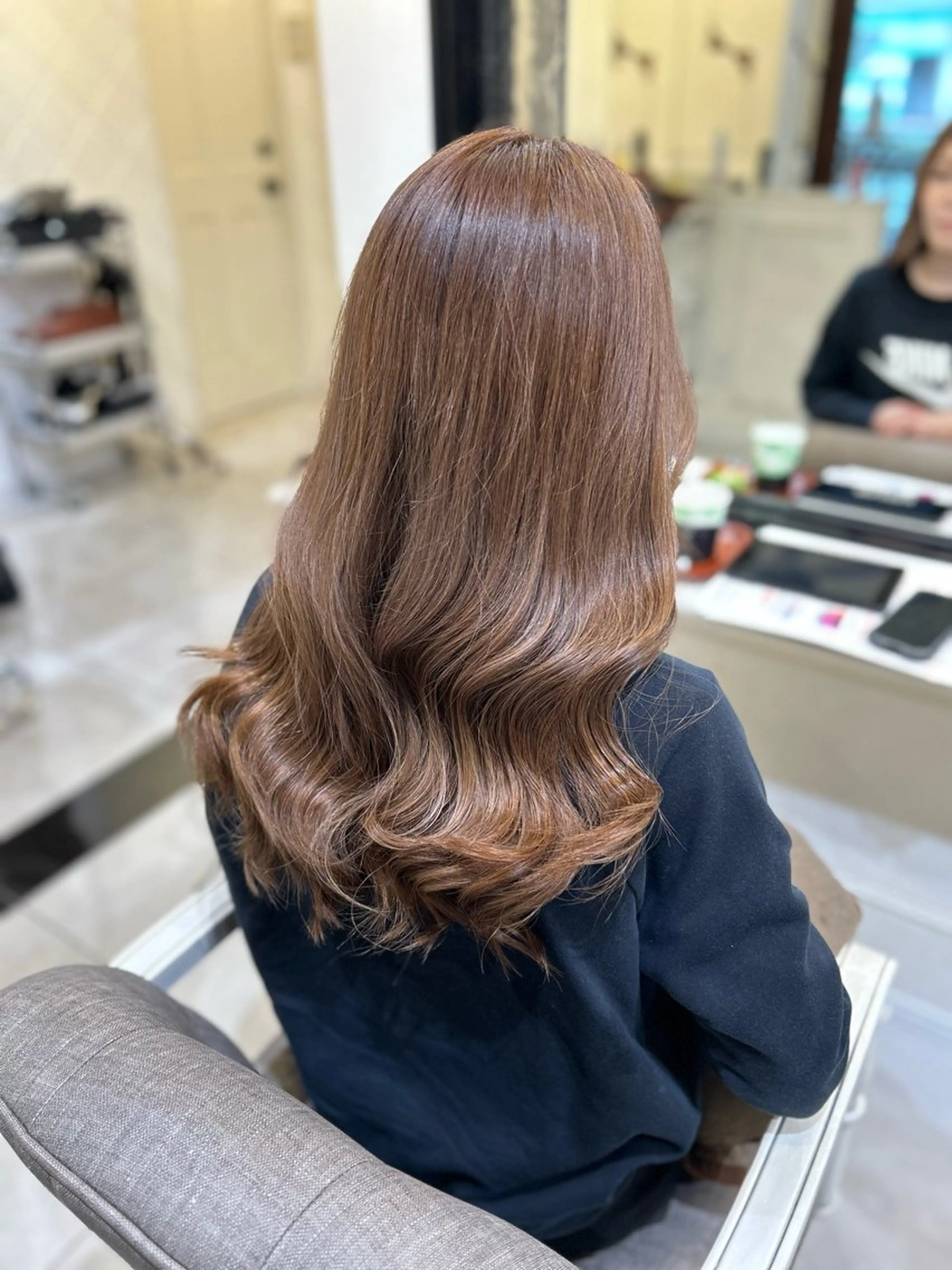 ロング 岡 龍太郎のヘアスタイル