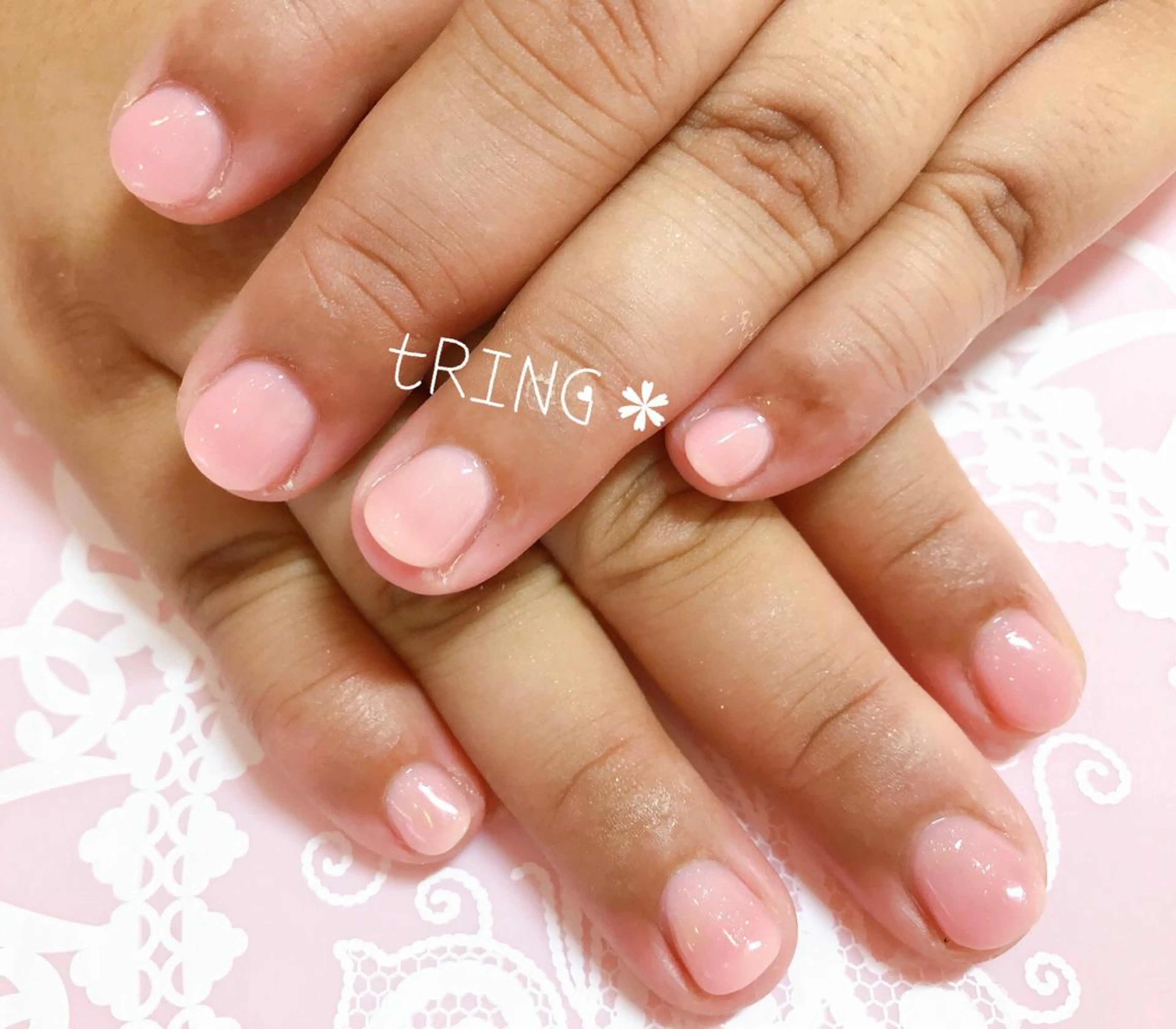 ネイル ハンドネイル tRING＊ しいの木台のネイルデザイン