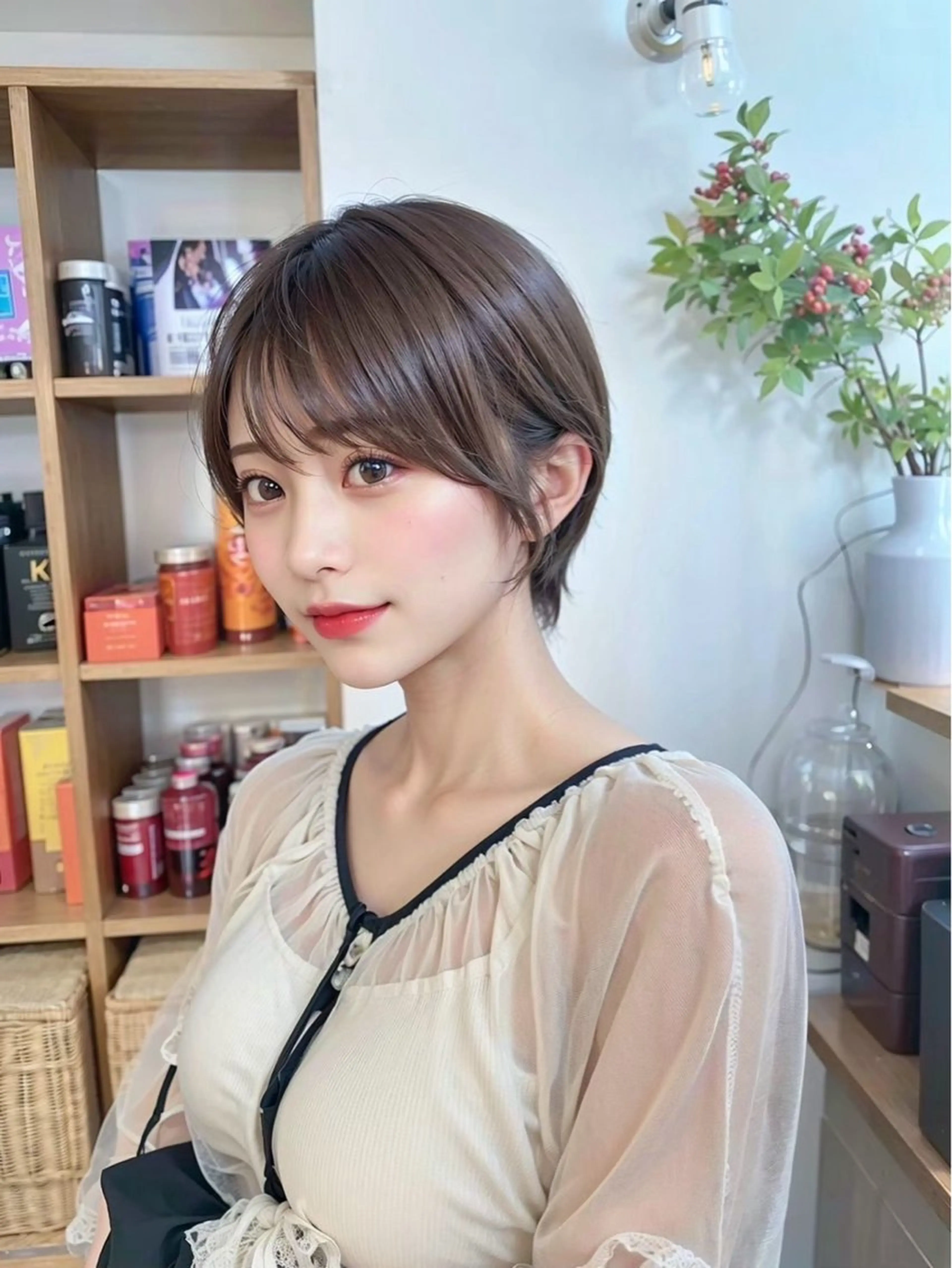 ショート カット 似合わせカット 根来悠斗のヘアスタイル