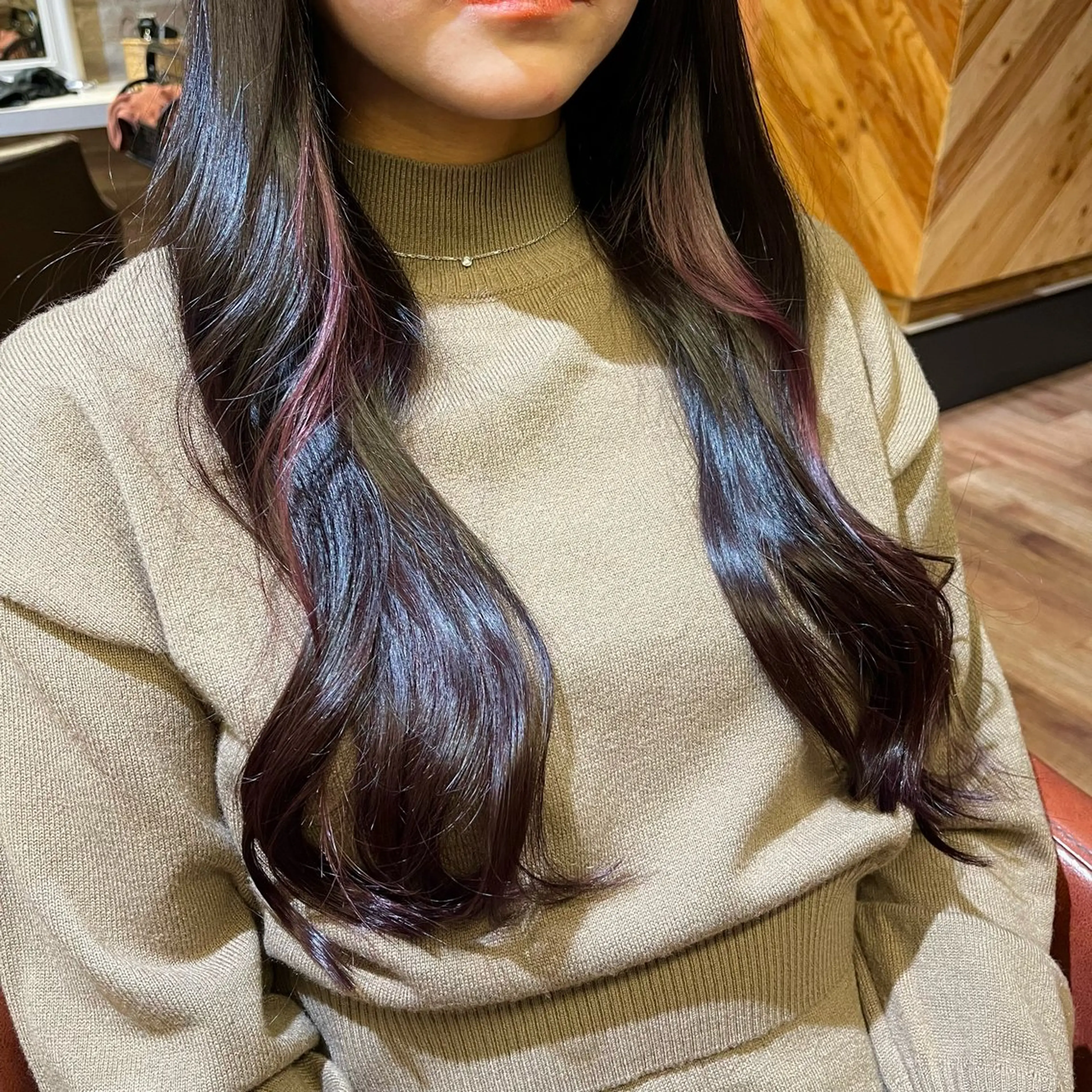 ロング 正司 奈瑠美のヘアスタイル