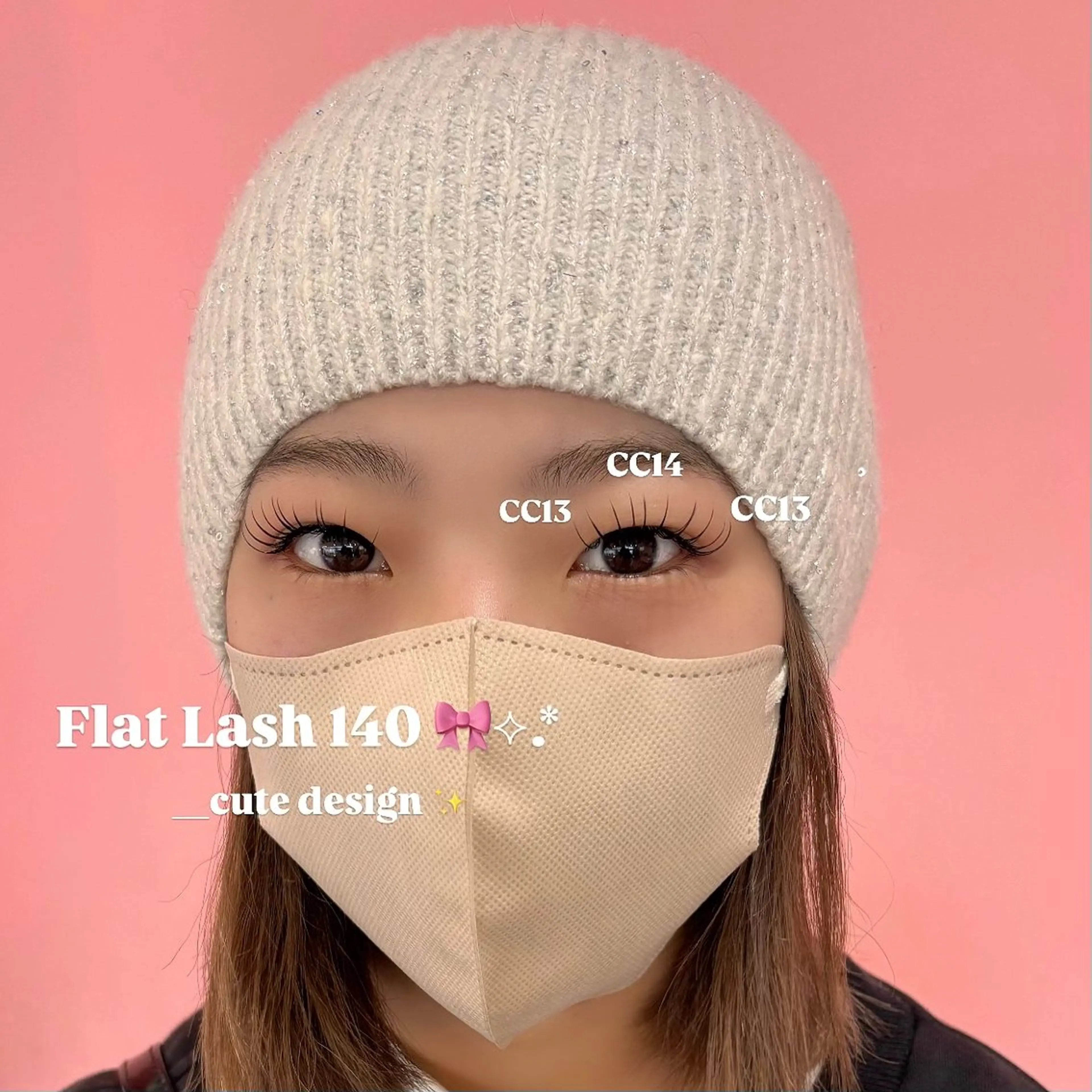 マツエク・マツパ フラットラッシュ 〖IEN〗Yuka (ユウカ/優香)のマツエク・マツパデザイン