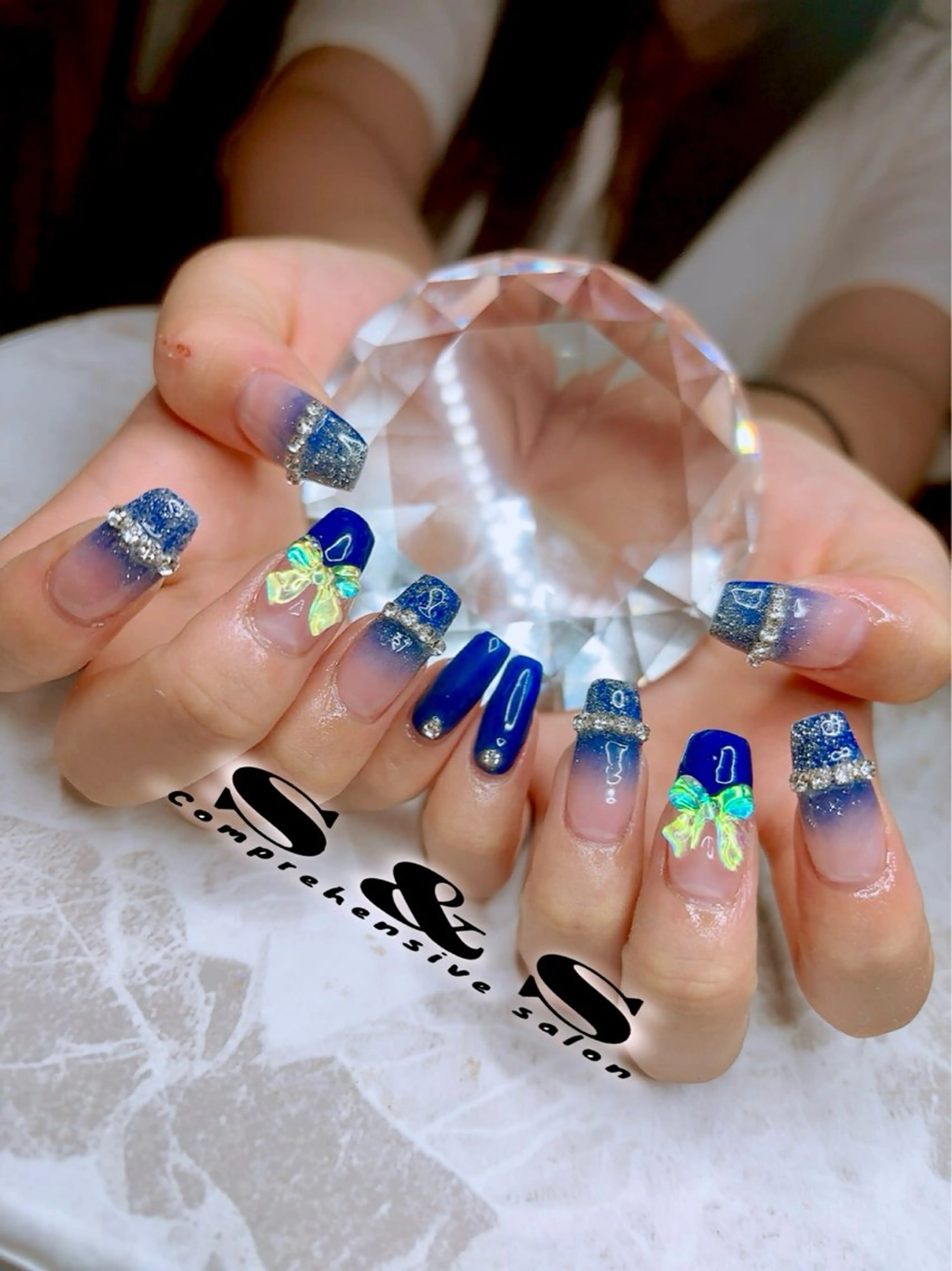 ネイル 長さ出し フラッシュネイル マグネットネイル メンズネイル 持ち込み S&S 村田小百合のネイルデザイン