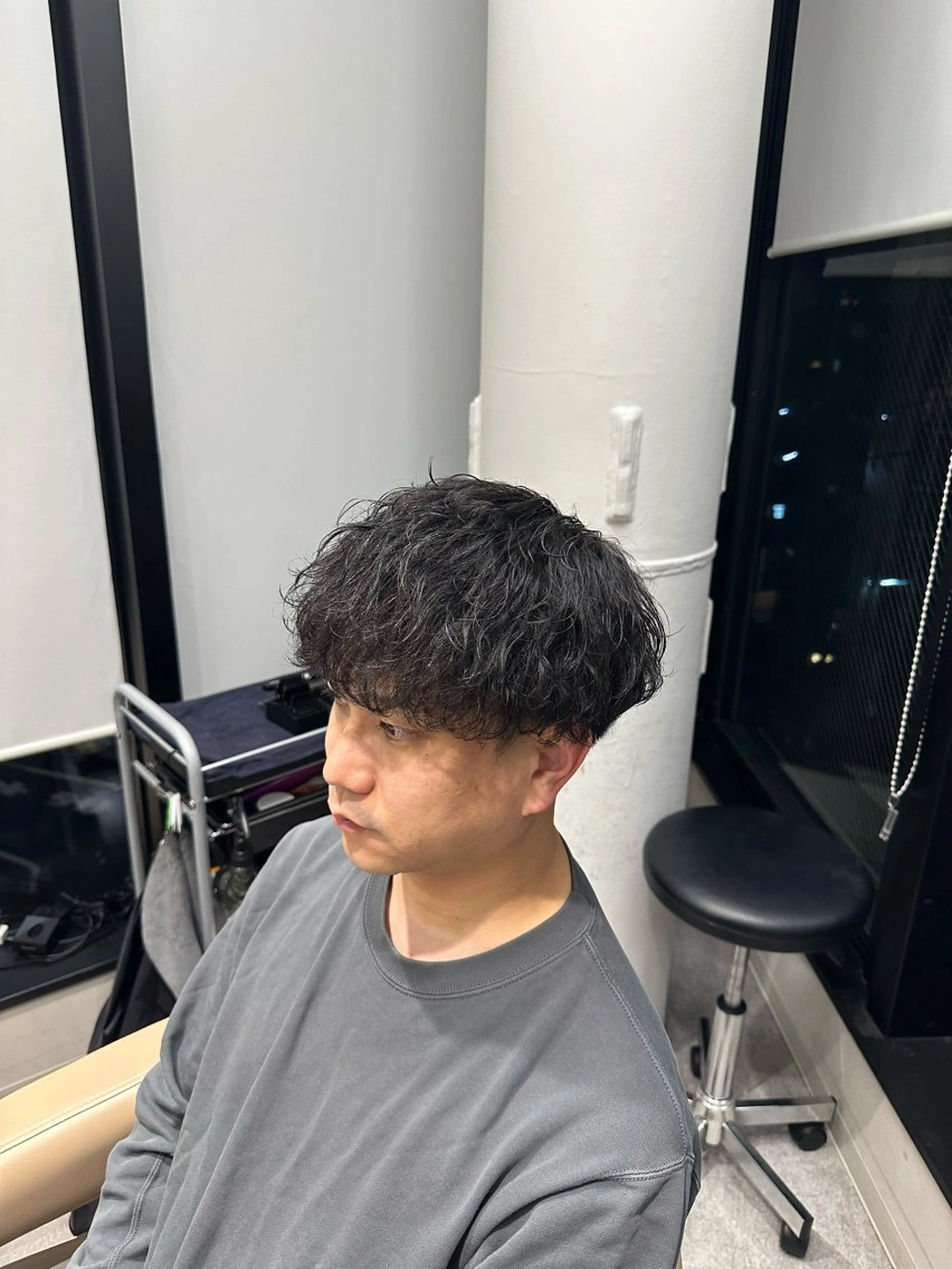 ショート パーマ メンズ メンズパーマ パーマ SALOWIN下北No.R店所属・下北沢／メンズヘア/ メンズパーマ/優樹のヘアスタイル