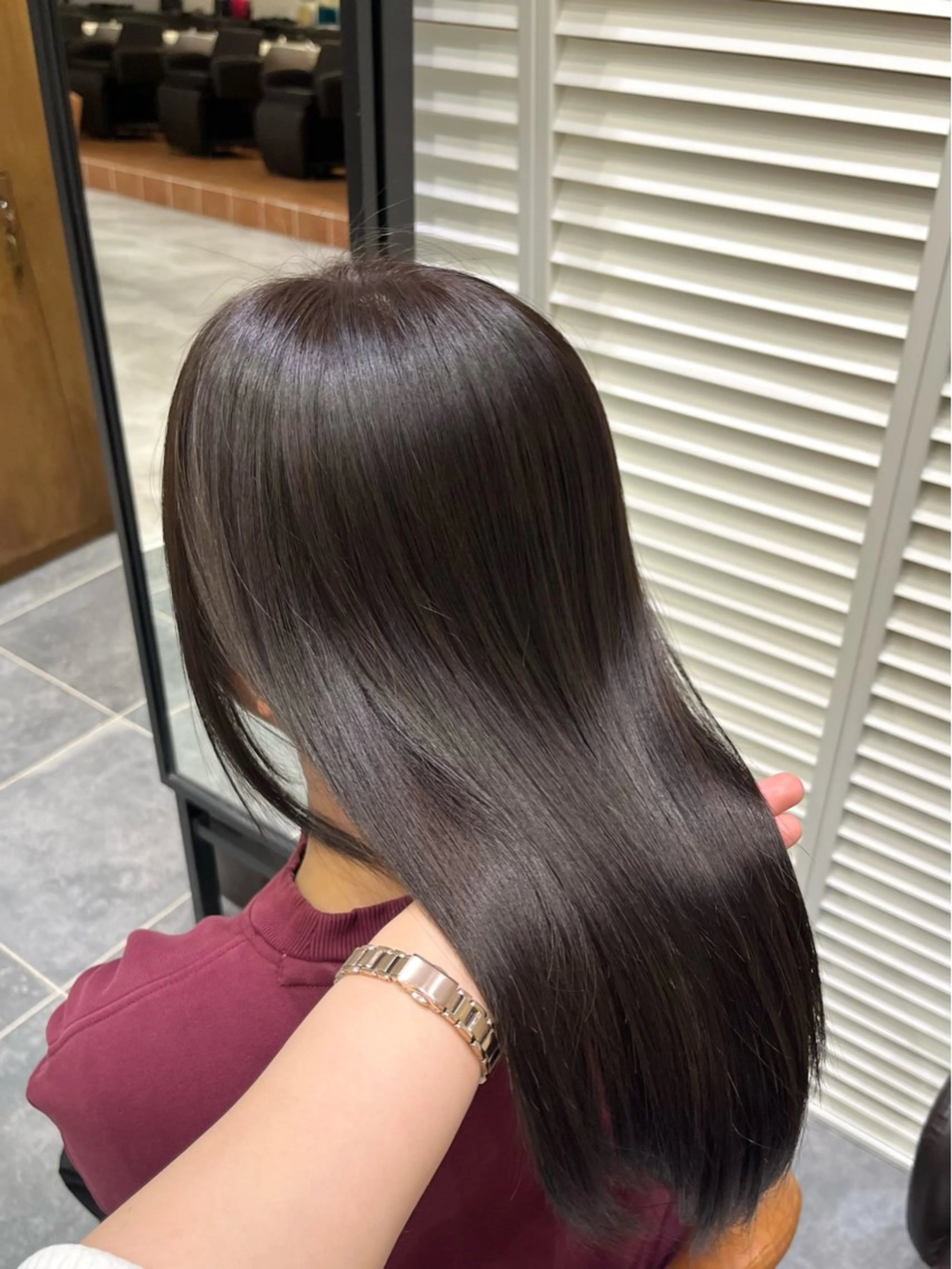 カラー 透明感カラー ヘアカラー トリートメント かわいいを＋🎀🤍 上品hair/ 星愛のヘアスタイル