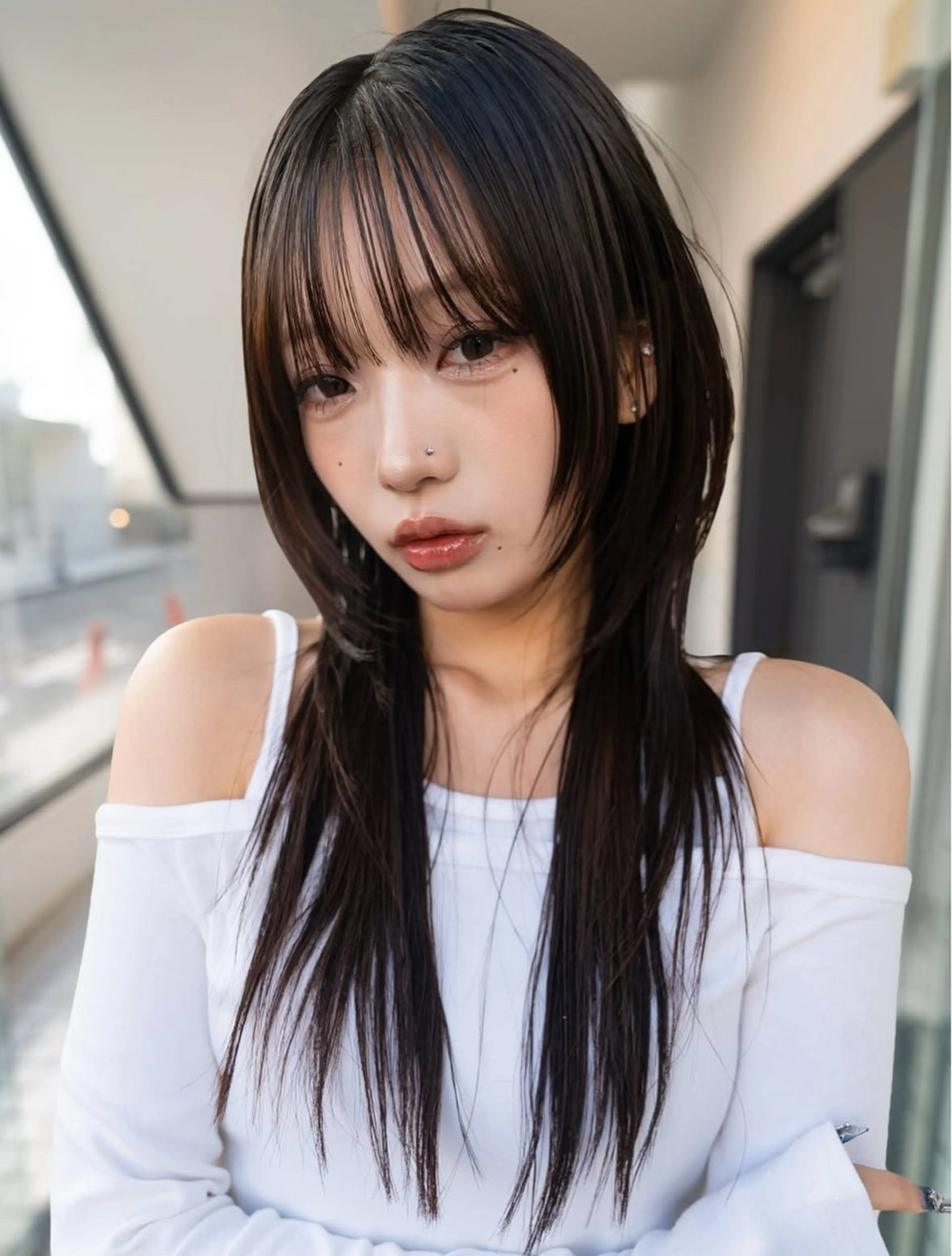 セミロング カラー ᴄʜɪʜɪʀᴏ /メンズカットのヘアスタイル