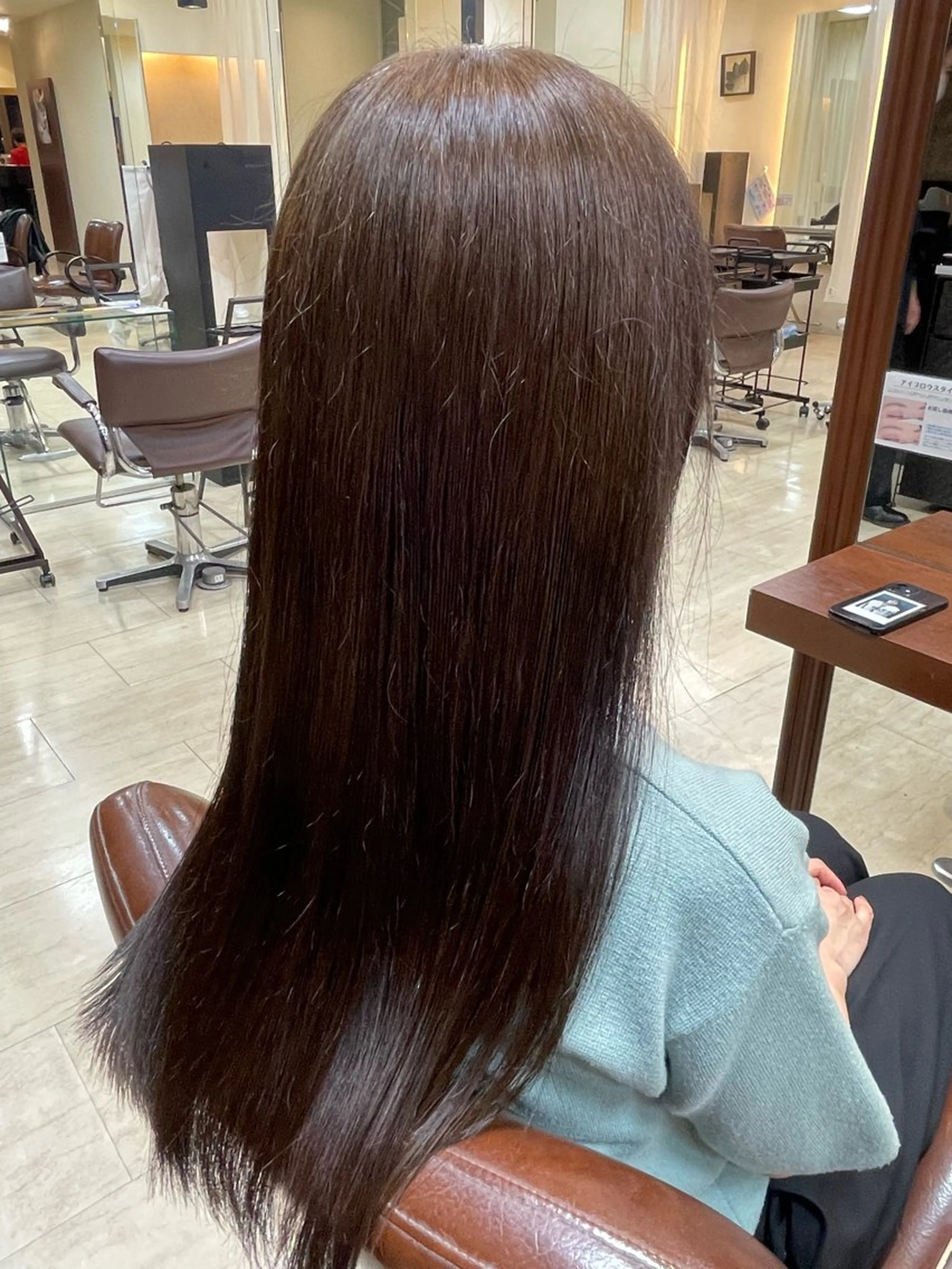 ロング カラー 東田 篤希のヘアスタイル