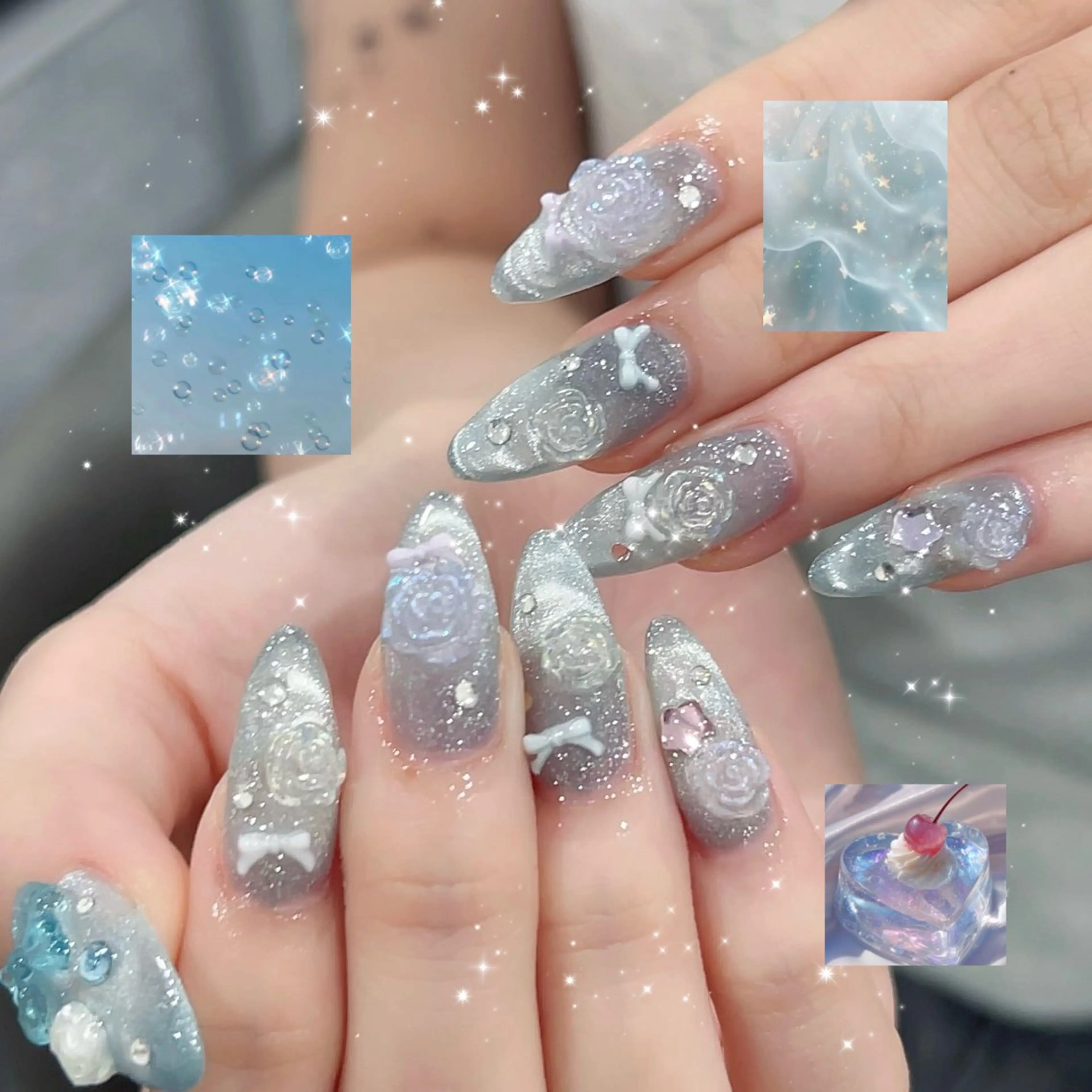 ネイル 🪄mimi🎀 Midori🪽のネイルデザイン