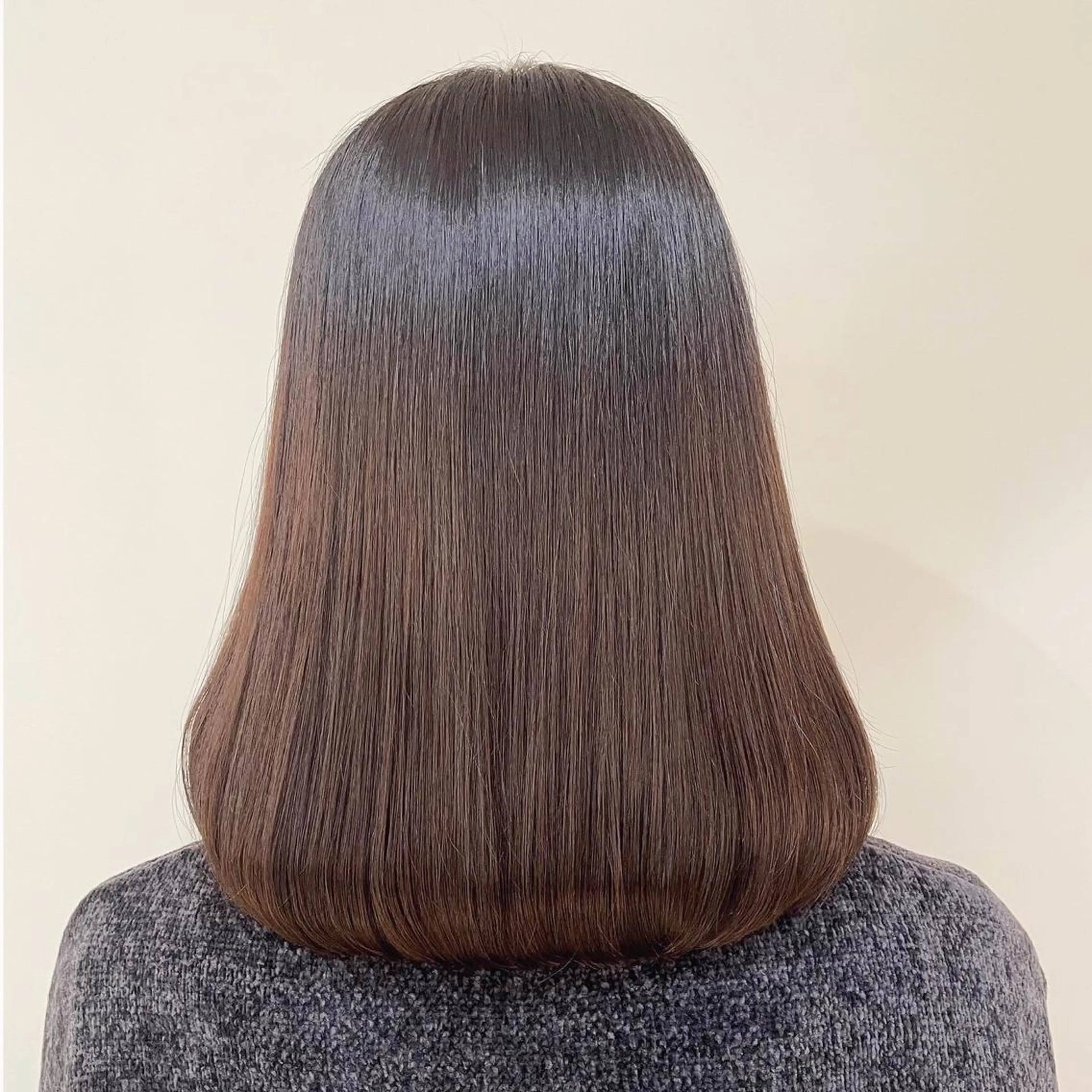 ミディアム パーマ カット 縮毛矯正 トリートメント newline銀座所属・🍀🍀🍀 金子涼🍀🍀🍀のヘアスタイル