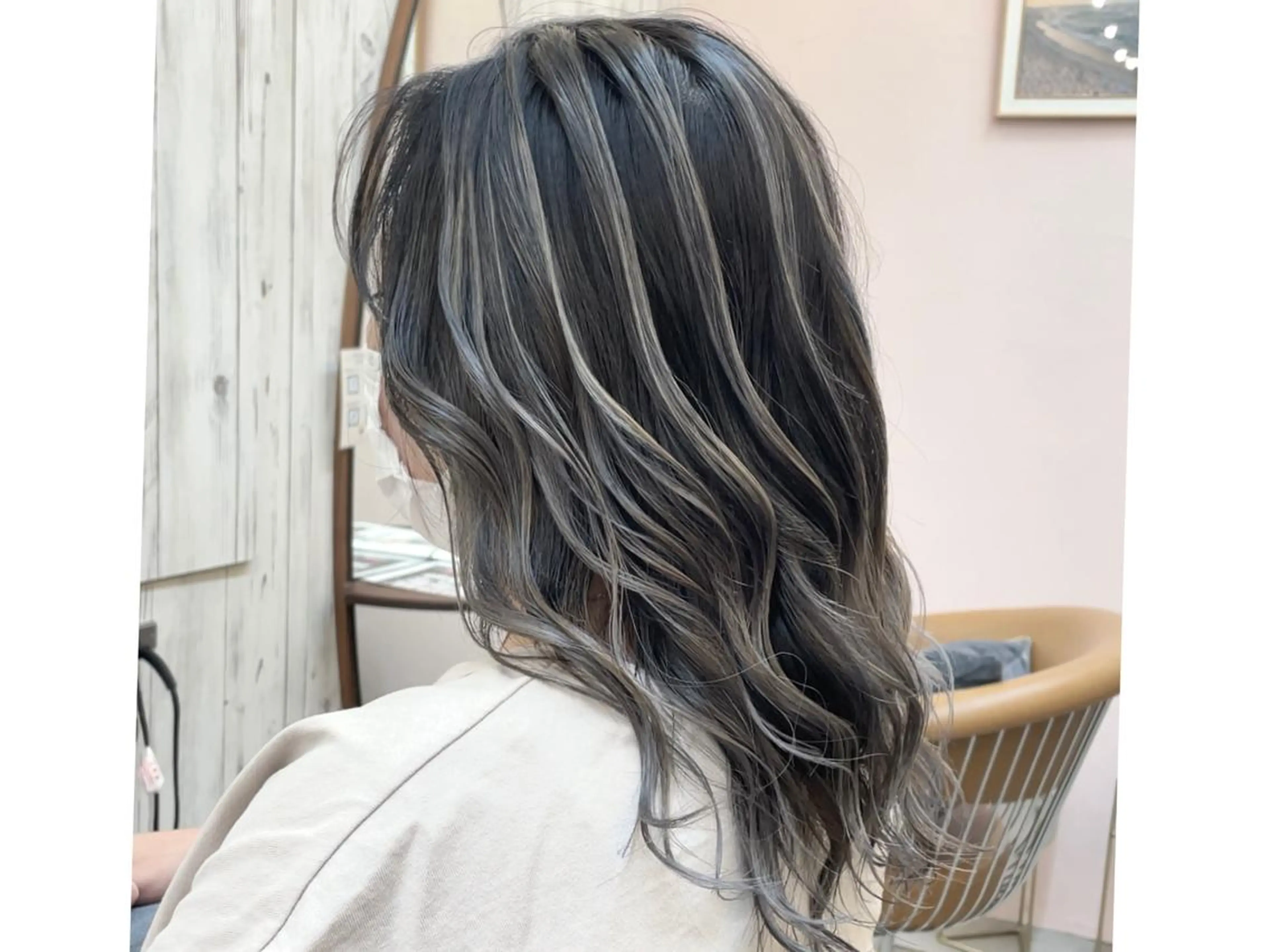 セミロング カラー カット ヘアカラー トリートメント 縮毛/レイヤー 韓国/橋口のヘアスタイル