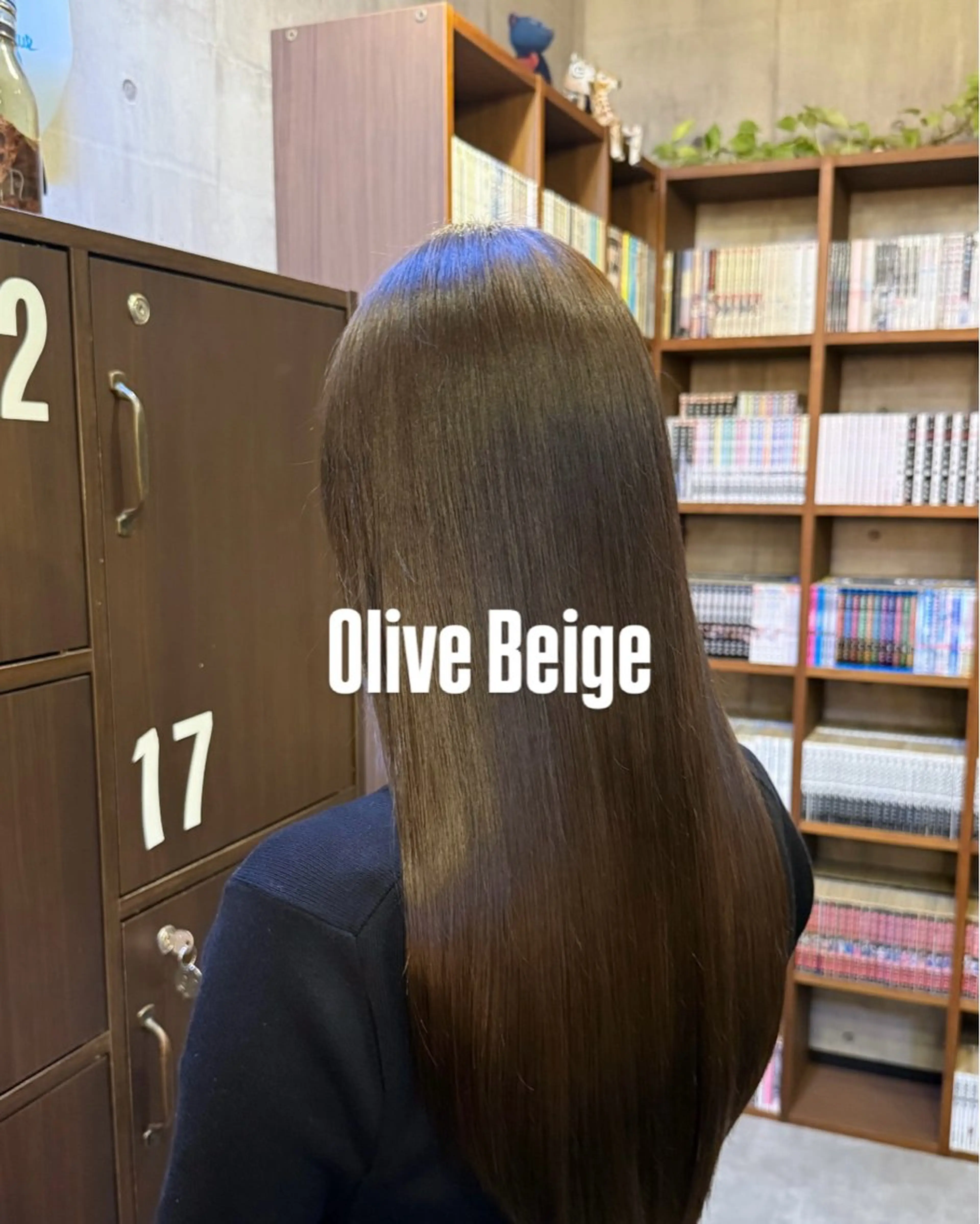 ロング カラー 髪質改善 カット ヘアカラー トリートメント soft beige naoki.のヘアスタイル