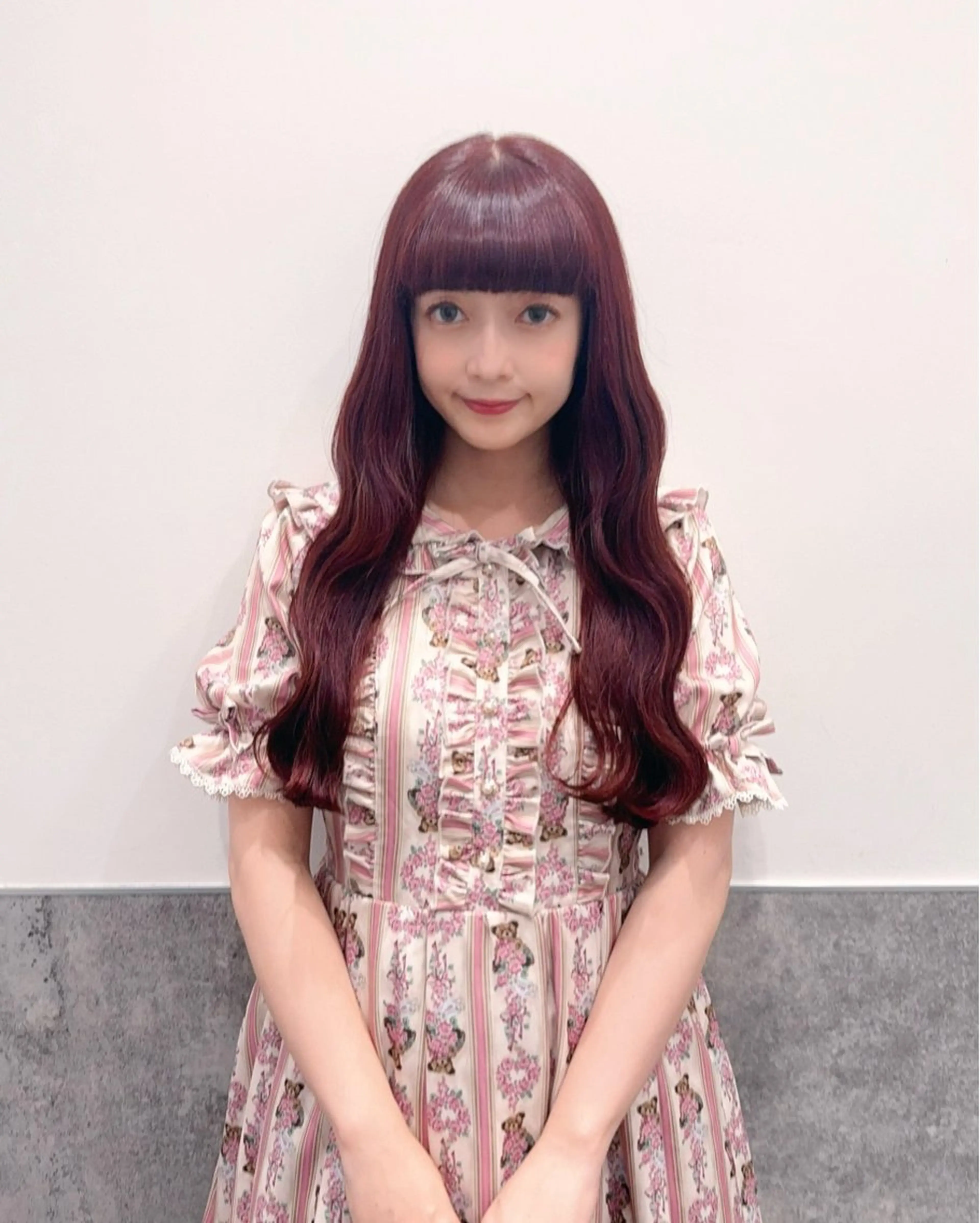 ロング カラー カット ヘアカラー トリートメント 💗ガーリーヘア🎀 saki💗のヘアスタイル