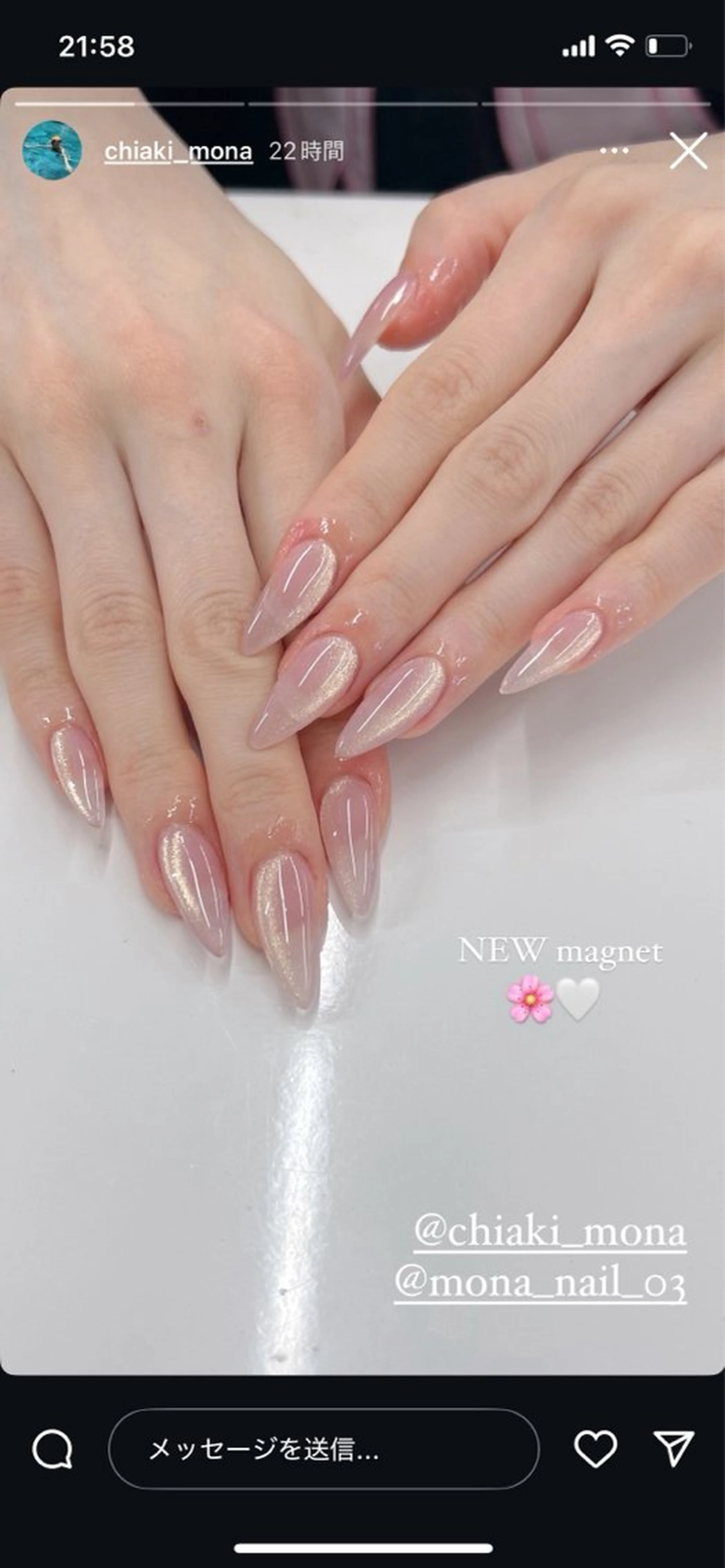 ネイル ハンドネイル mona .misaのネイルデザイン