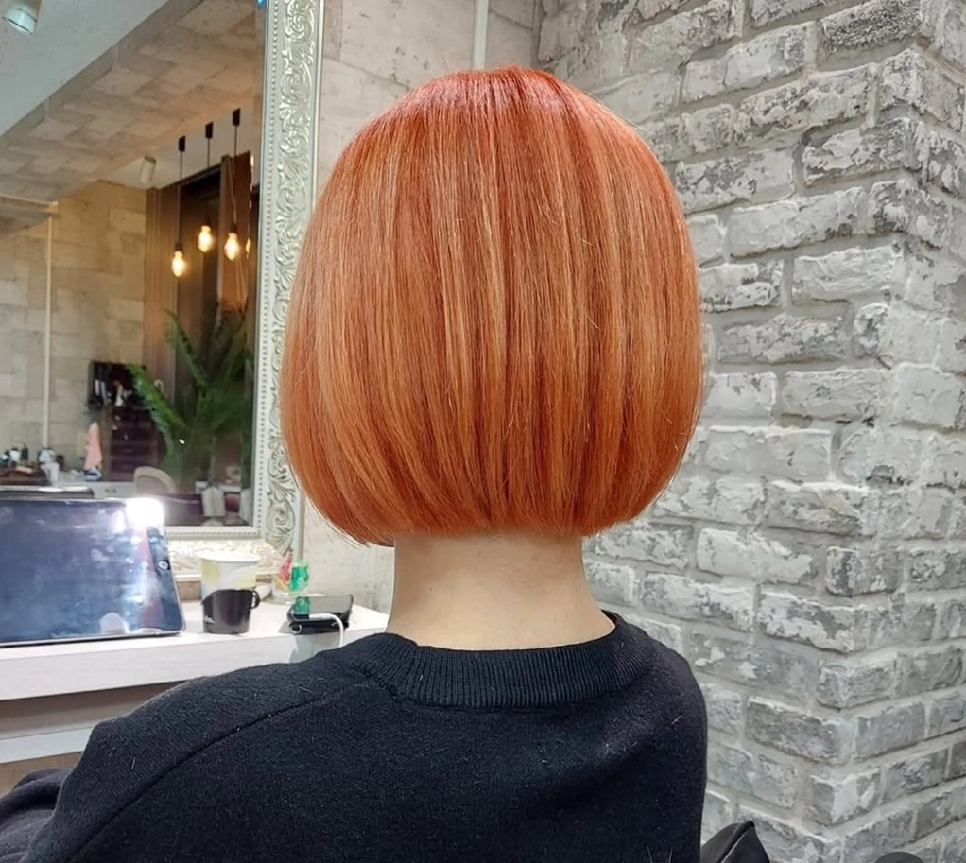 ミディアム カラー オレンジ ヘアカラー トリートメント grow上野御徒町【グロウ】所属・ブリーチ・ハイトーン 特化🎉内山のヘアスタイル