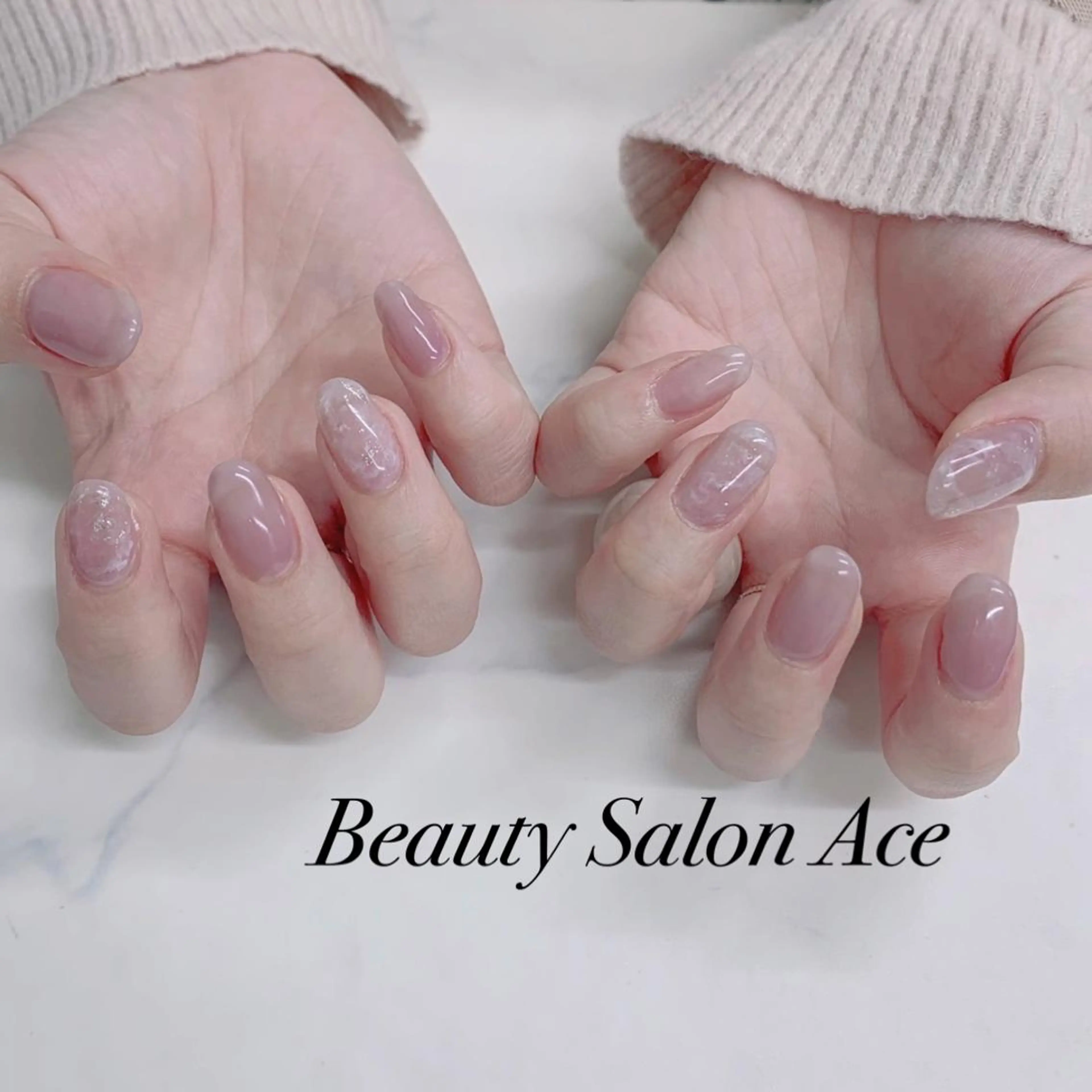 ネイル メンズネイル 春ネイル ハンドネイル ハンドケア Beauty Salon Ace（ネイルサロン　エース）所属・池袋フィルイン Ace♡長さだしのネイルデザイン