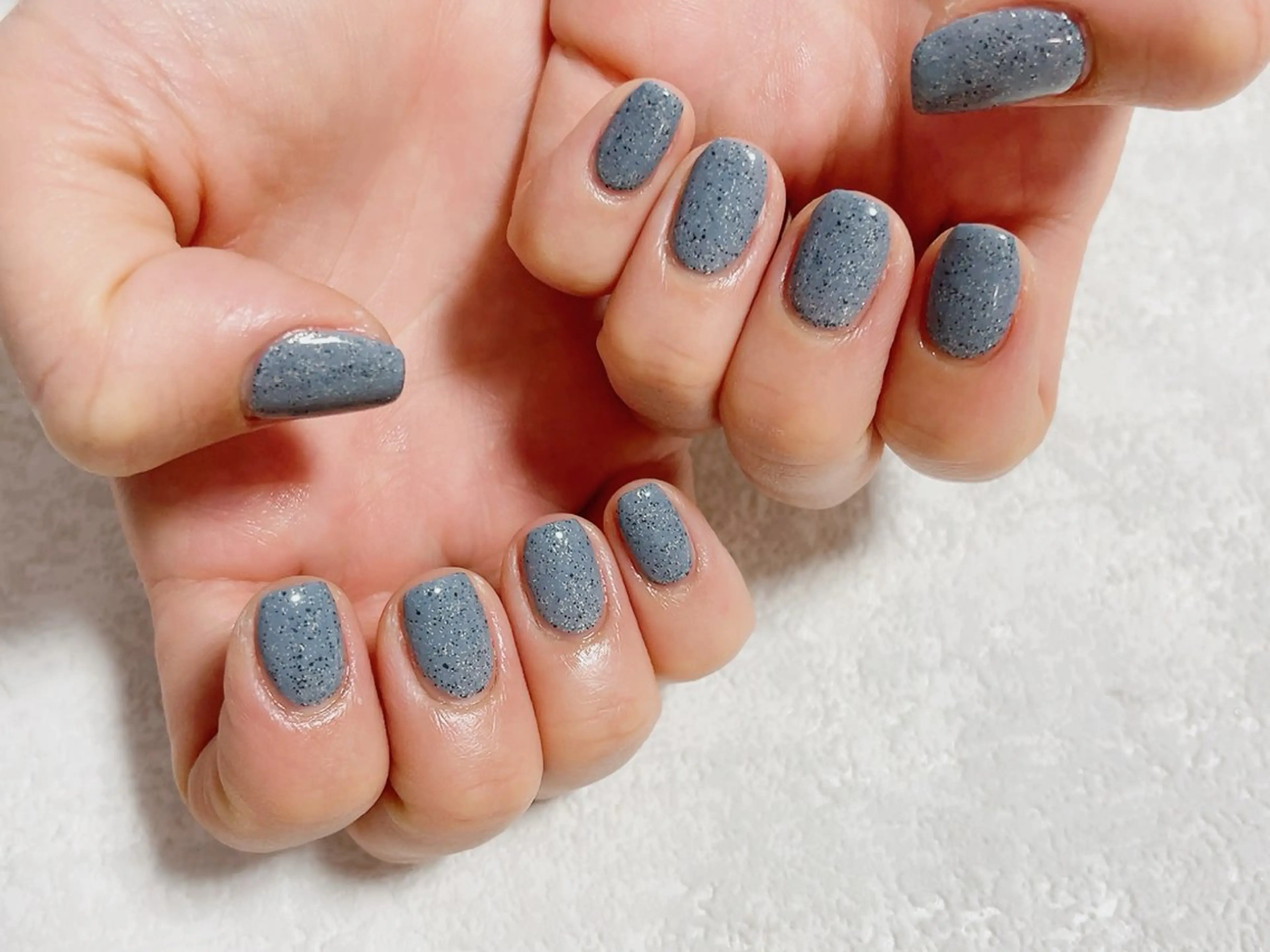 ネイル ブルー ジェルネイル 韓国ネイル メンズネイル パラジェル kiki nail たまプラーザのネイルデザイン