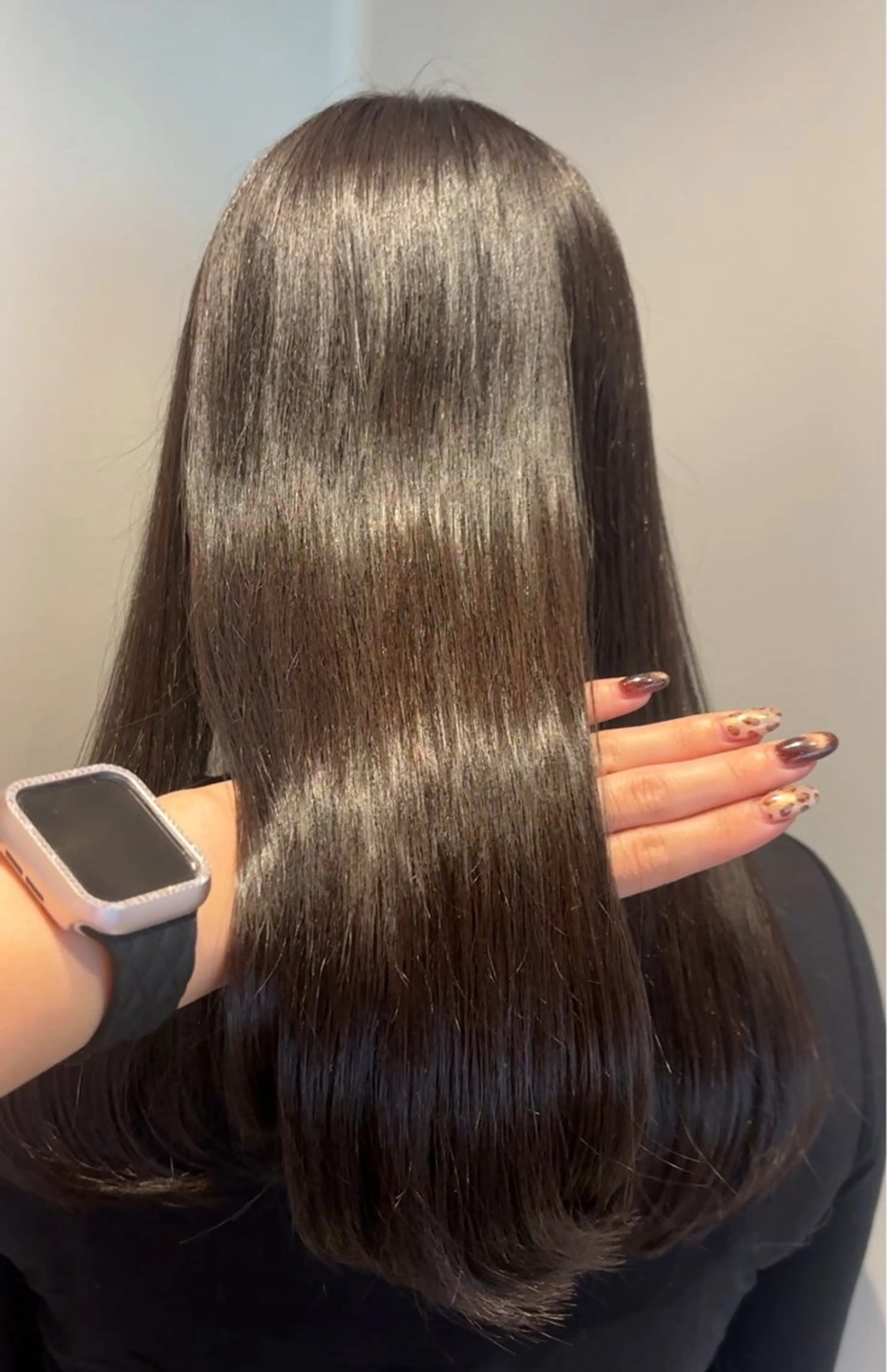 セミロング カラー 髪質改善カラー ブラウン🤎YUMEのヘアスタイル