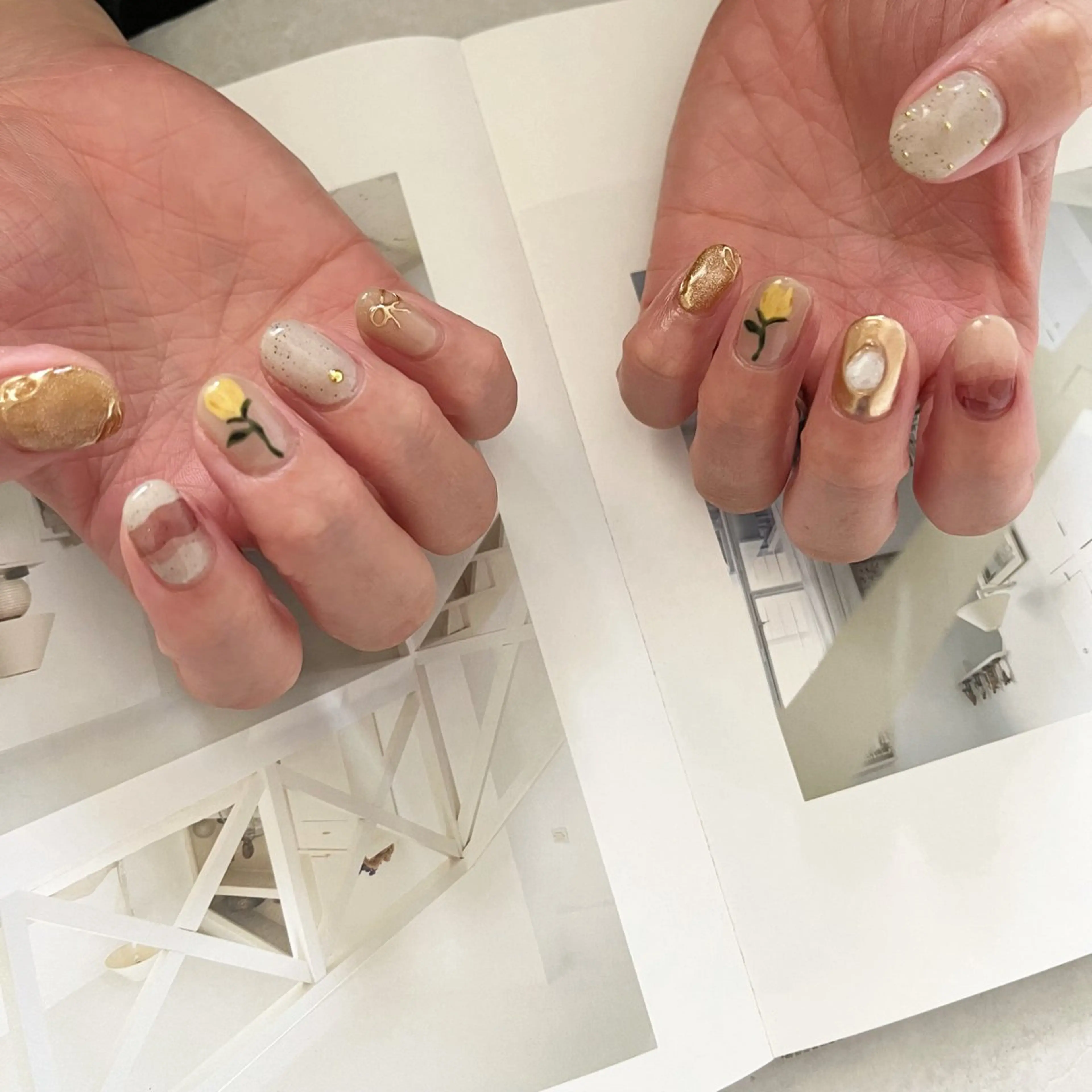 ネイル ニュアンスネイル K Aのネイルデザイン