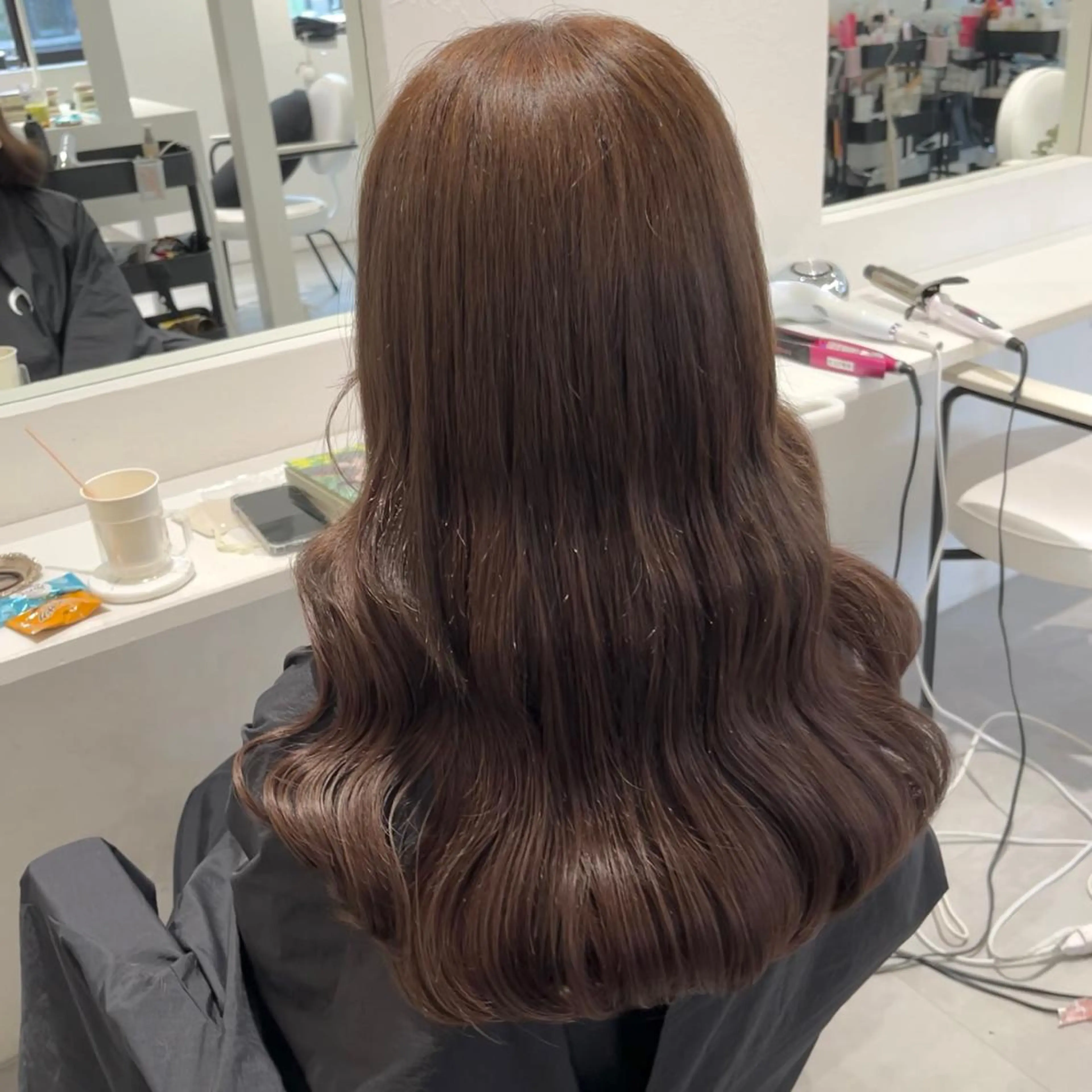 ロング カラー エクステ MOE🐈‍⬛🎀 エクステ/ワンホンのヘアスタイル