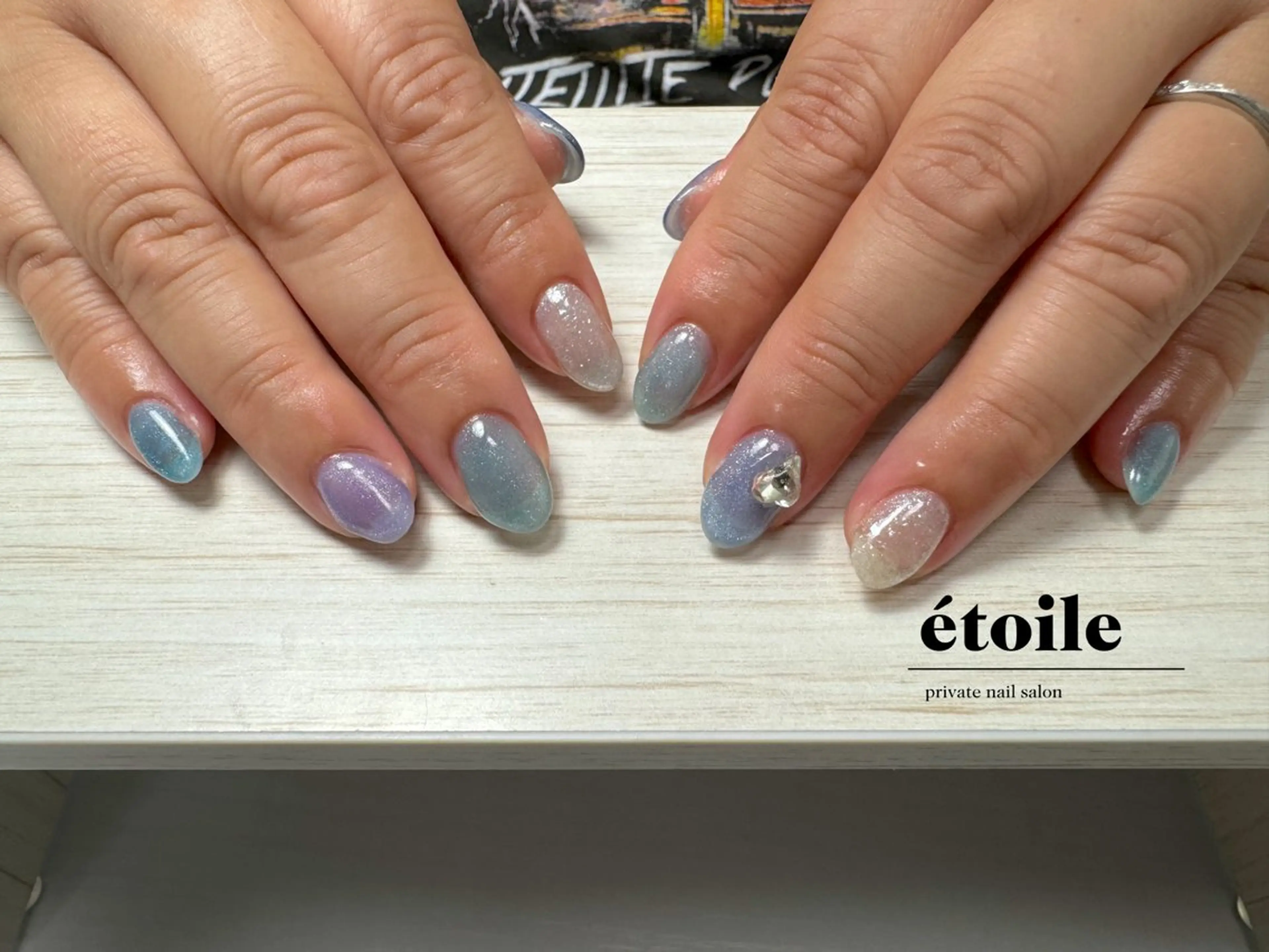 ネイル マグネットネイル étoile ｜ayaのネイルデザイン