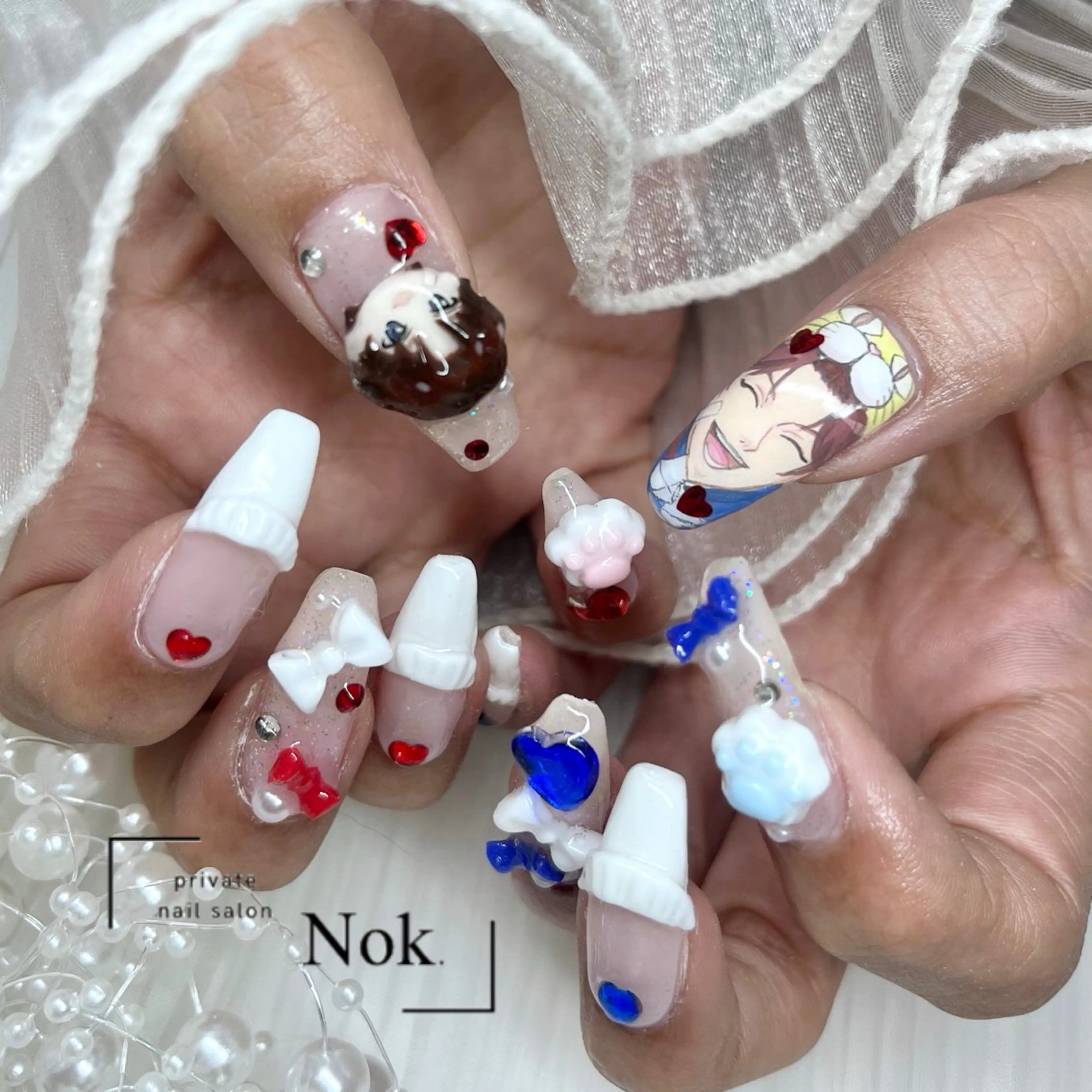 ネイル ハンドネイル 池袋痛ネイル Nok. 渡辺のネイルデザイン