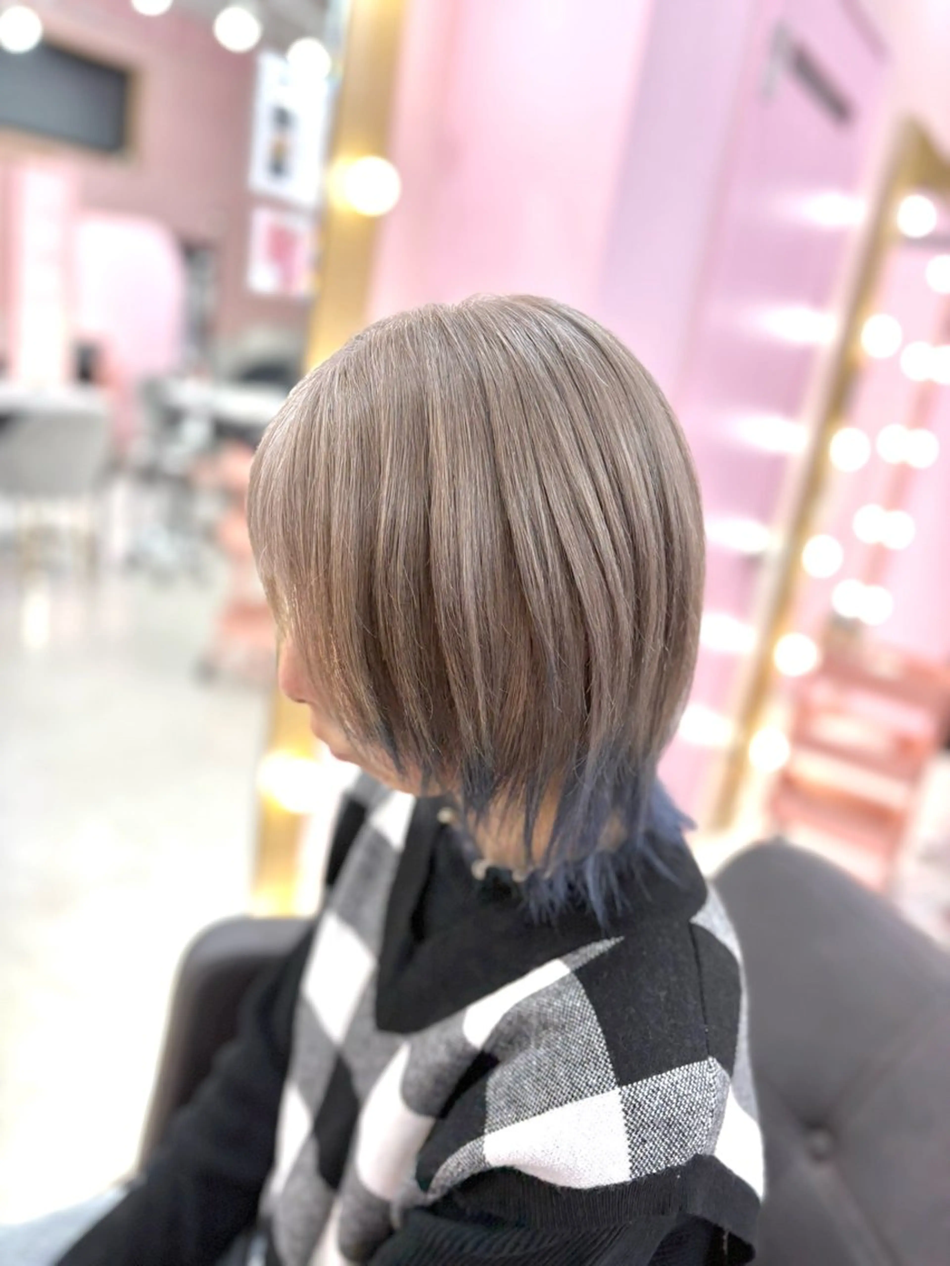 ミディアム カラー 甘ふわgirly🎀 ハイトーン🤍Ramのヘアスタイル