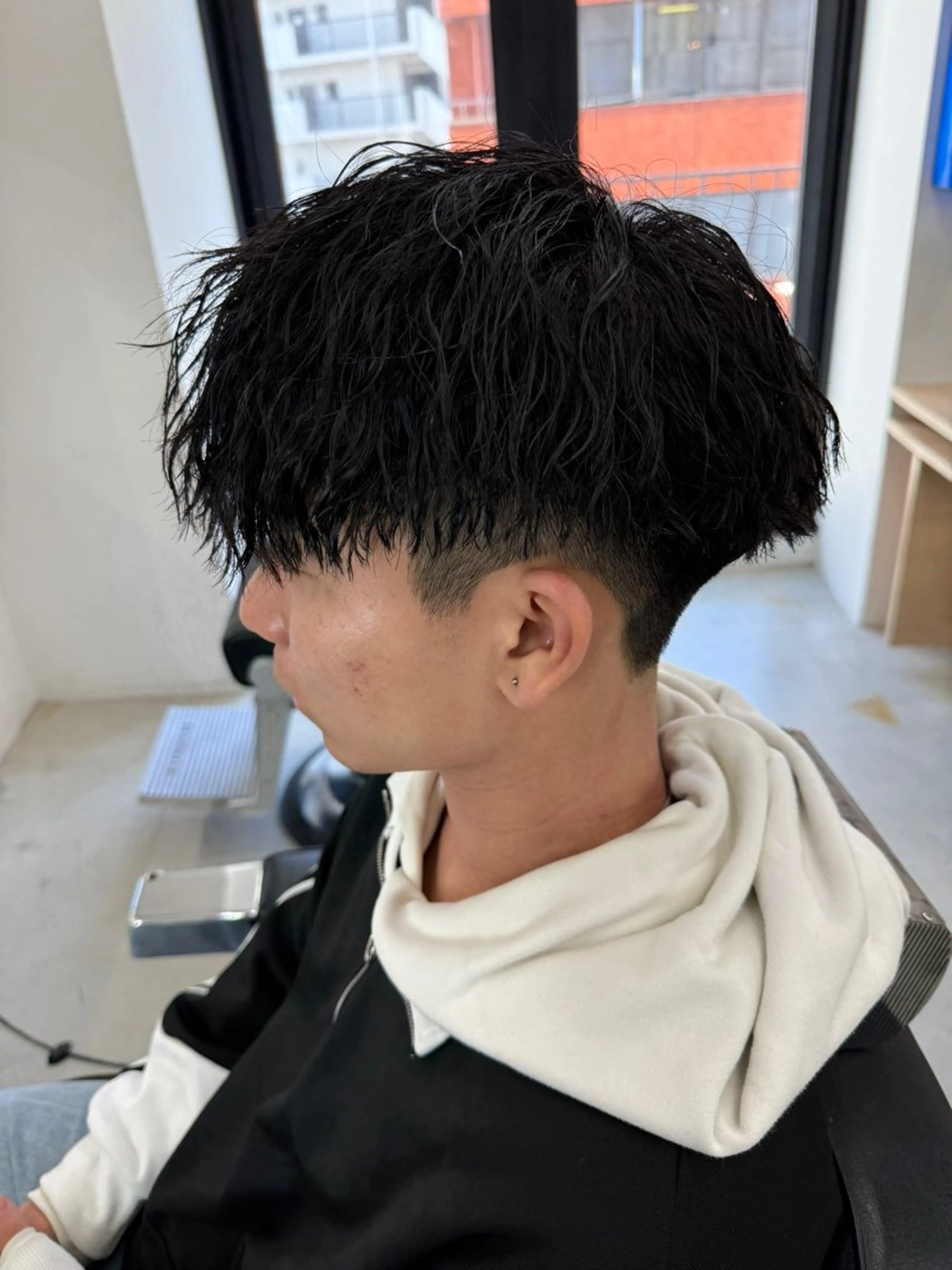 ショート パーマ ヘアアレンジ メンズ カット パーマ トリートメント ヘアセット 亀井隆汰/メンズ専門 パーマ特化美容師のヘアスタイル