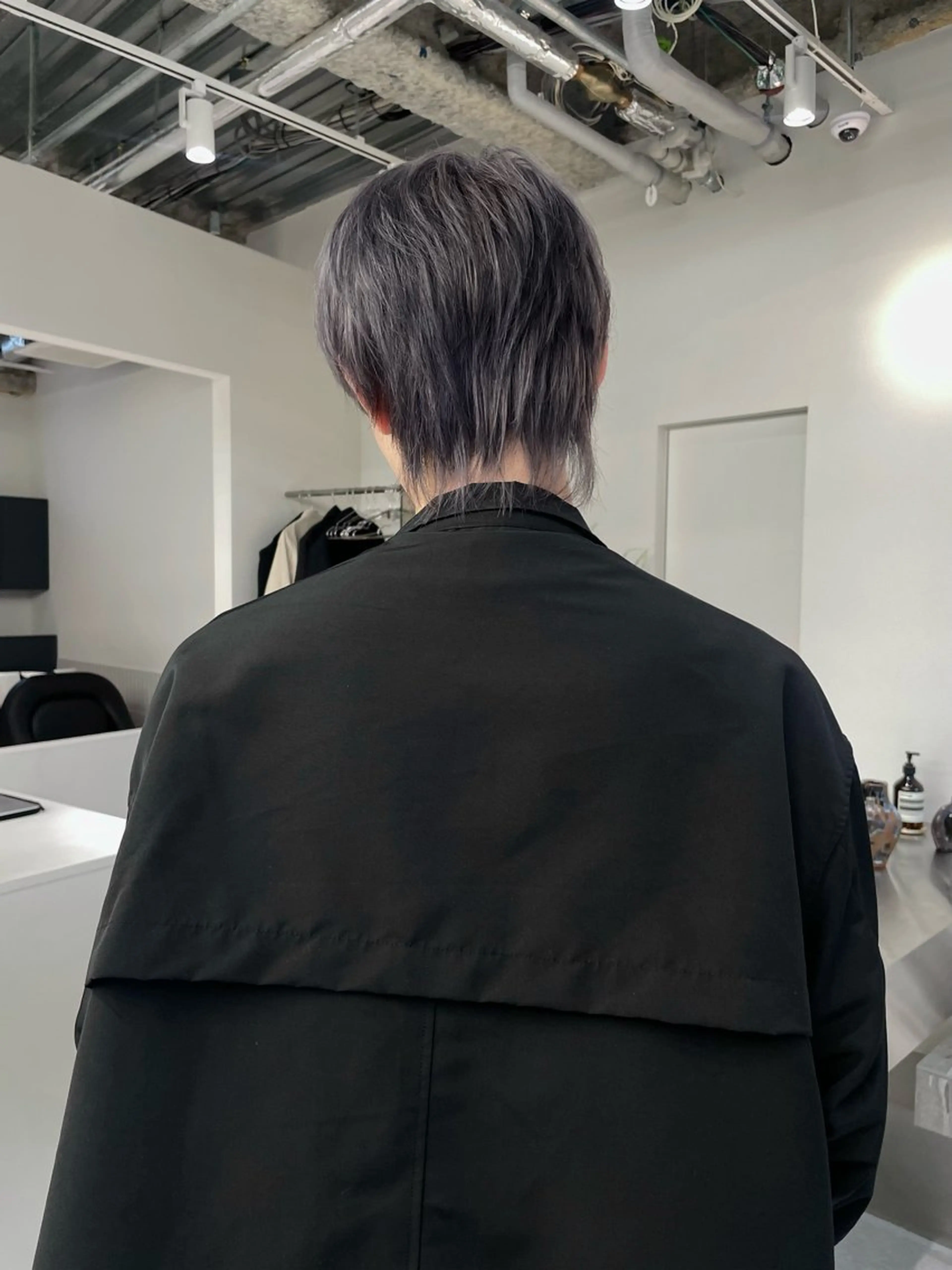 ショート メンズ stén所属・HARUKA/原宿 ハイトーン/レイヤーのヘアスタイル