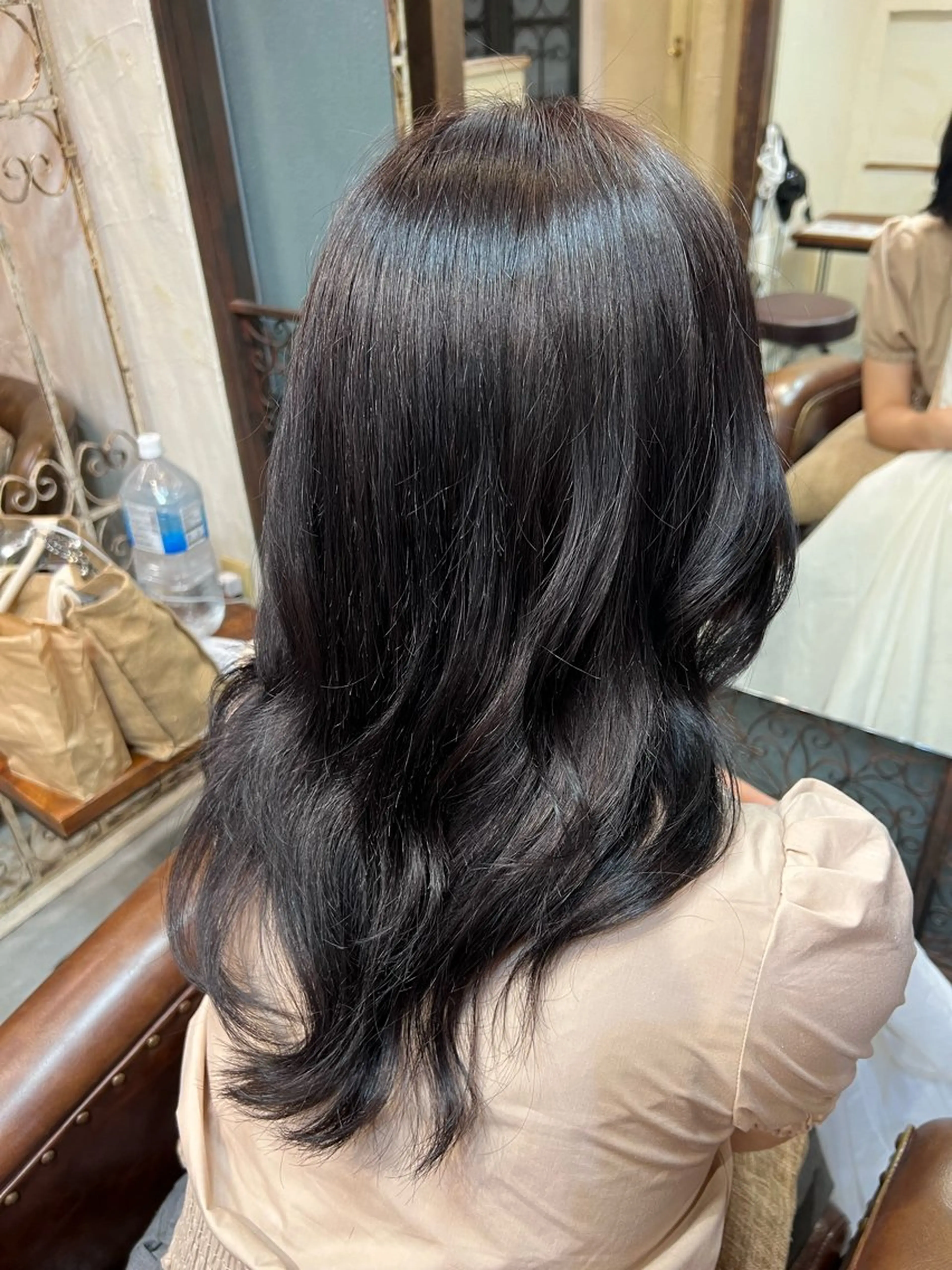 ロング カラー ブルーカラー ラベンダーカラー 韓国風ヘア るあ/カラー /トリートメント🫧のヘアスタイル