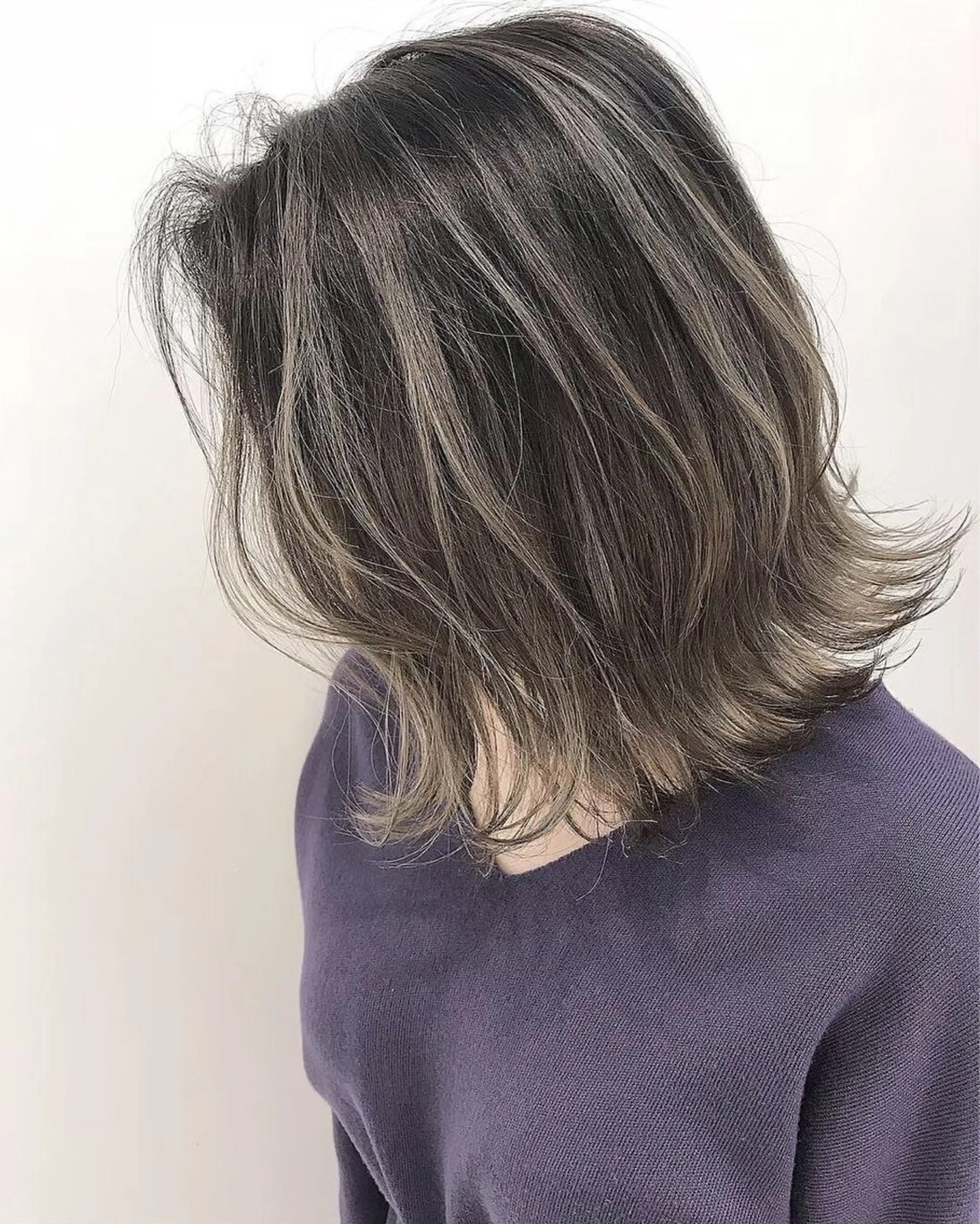 カラー バレイヤージュ ハイライトカラー ボブ・パーマ特化 🌟フジタのヘアスタイル